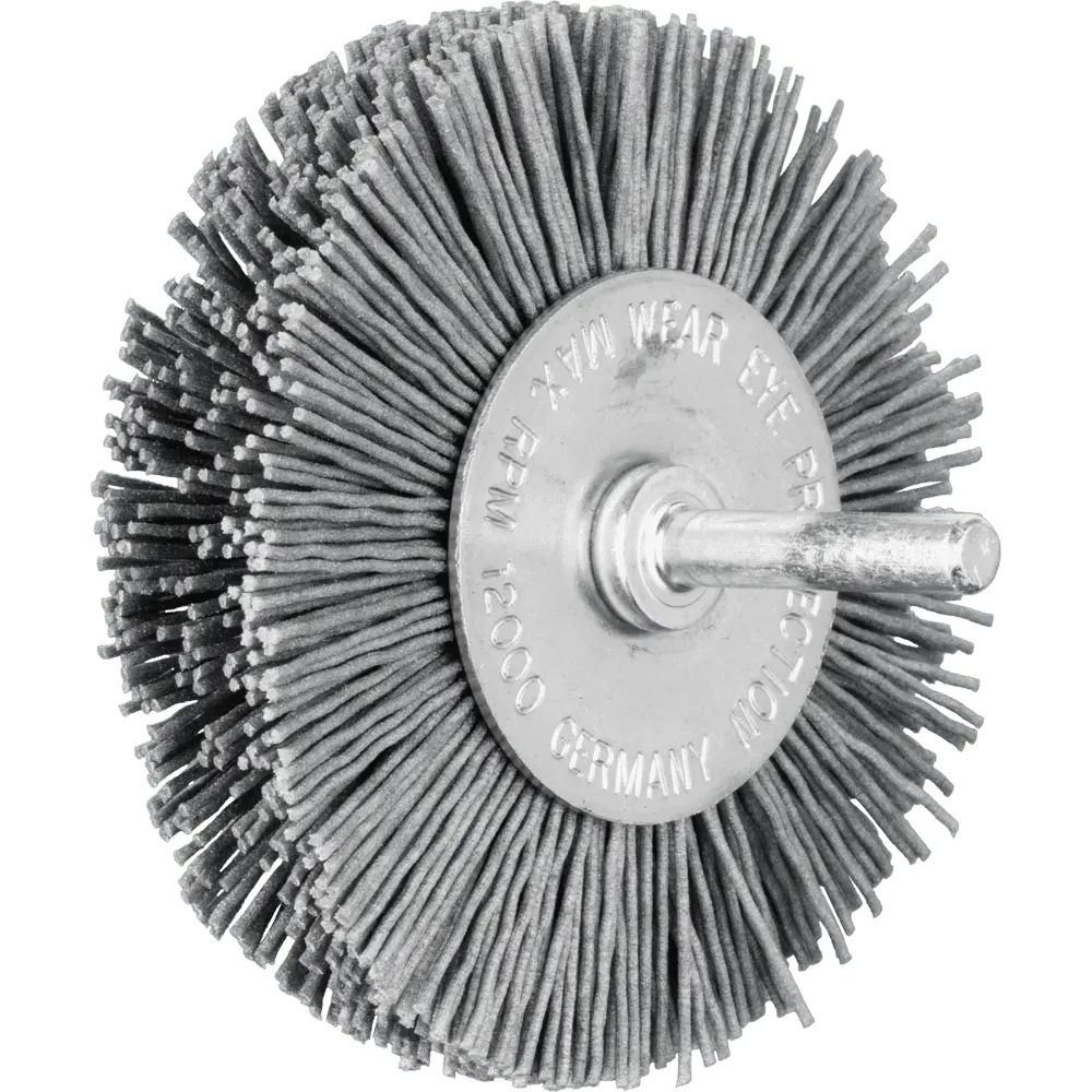 Produktfoto 1 von PFERD TOOLS Rundbürste ungezopft RBU Ø80x15 mm Schaft-Ø6 mm SiC-Filament-Ø0,90 Korn 180, 10 Stk.