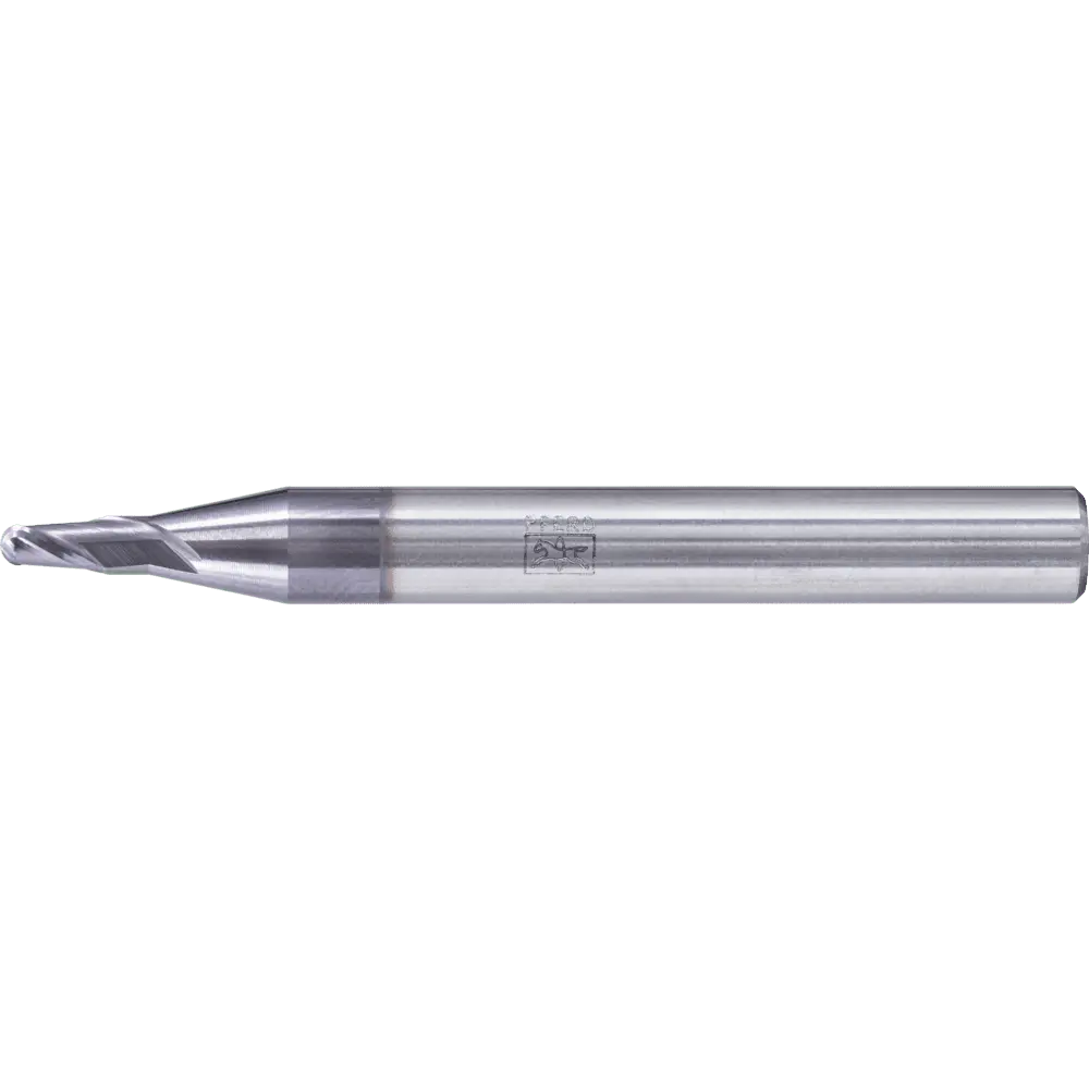 Produktfoto 1 von PFERD TOOLS VHM Vollradiusfräser lang 2 Schneiden Ø 3 mm TiAlN Schaft HA Universal Line Profilfräsen