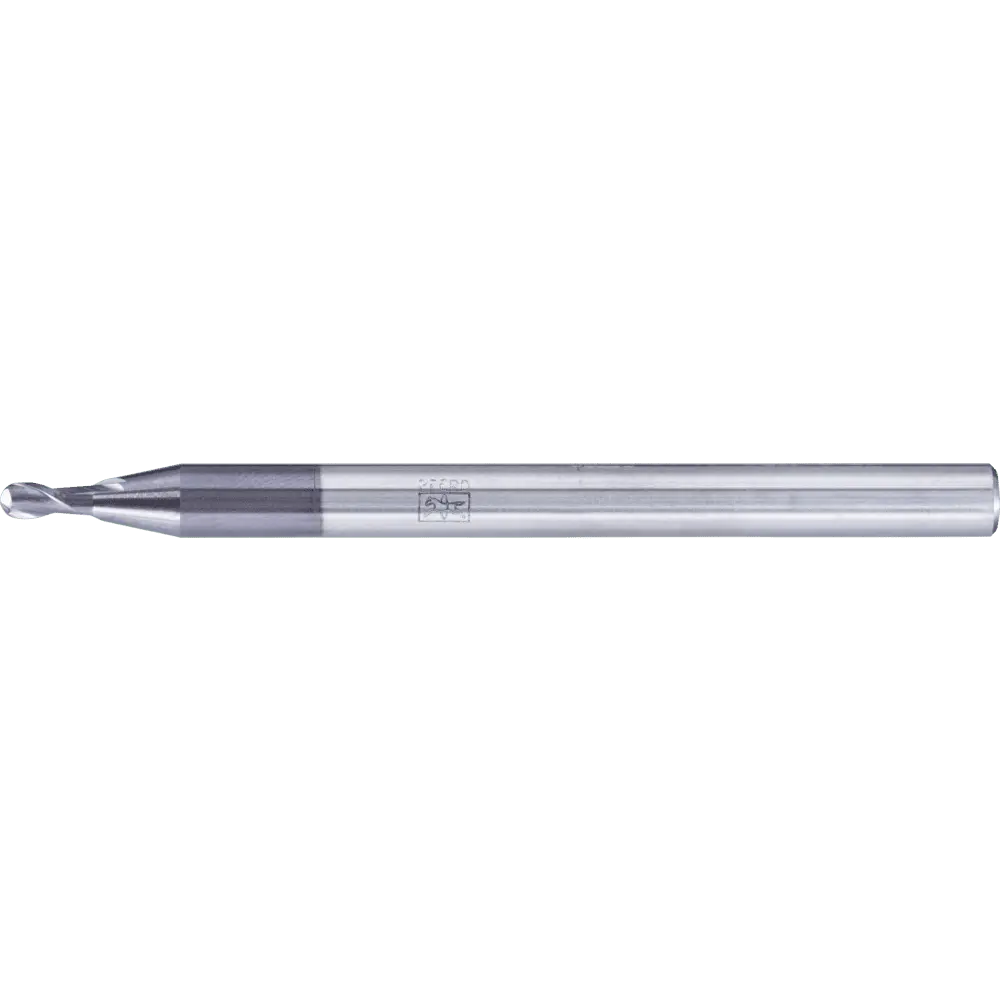 Produktfoto 1 von PFERD TOOLS VHM Vollradiusfräser extralang 2 Schneiden Ø 3 mm TiAlN Schaft HA Universal Line Profilfräsen