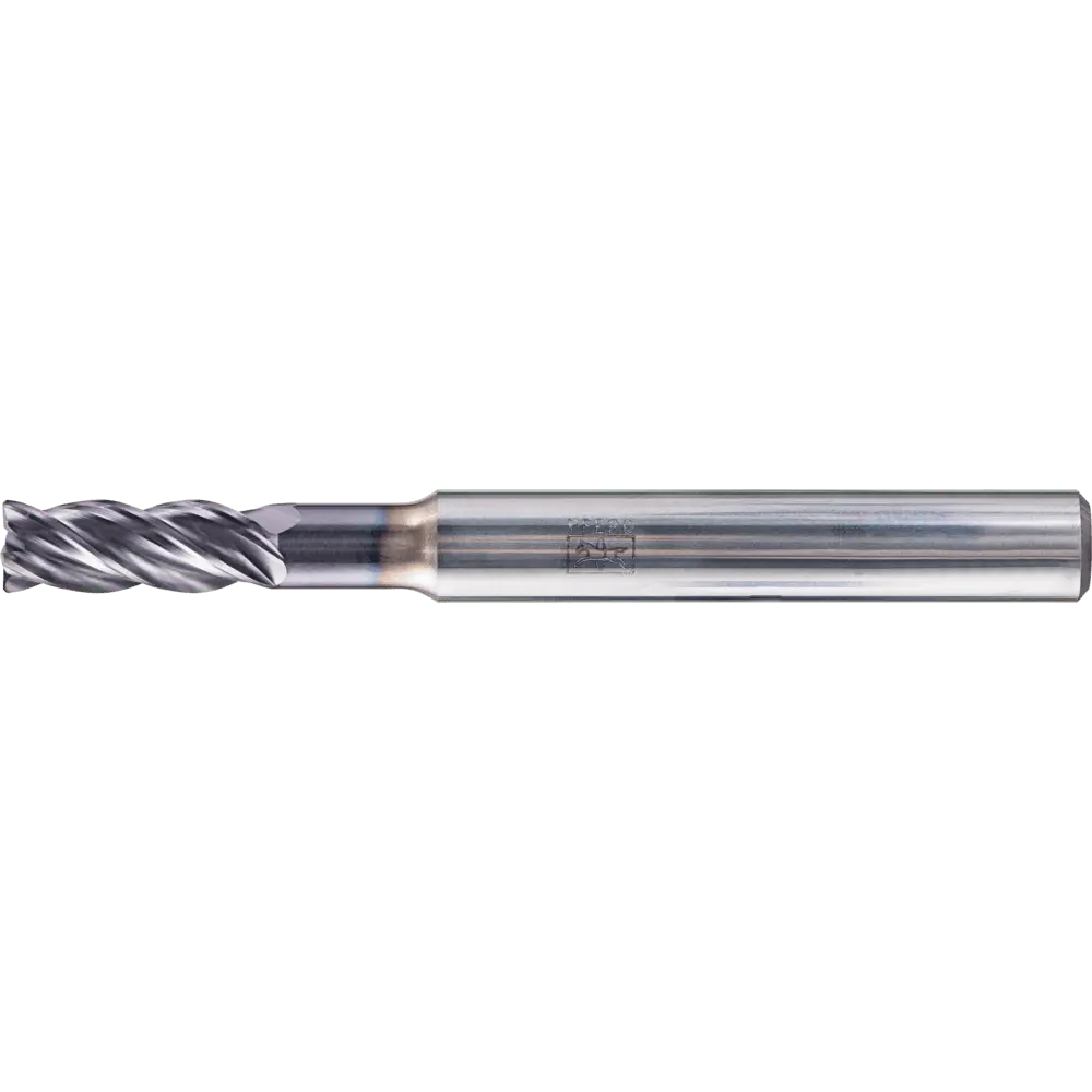 Produktfoto 1 von PFERD TOOLS VHM Eckfräser lang 4 Schneiden Ø 5 mm 45° Fase TiAlN Schaft HA Universal Line Schruppen Schlichten Nuten
