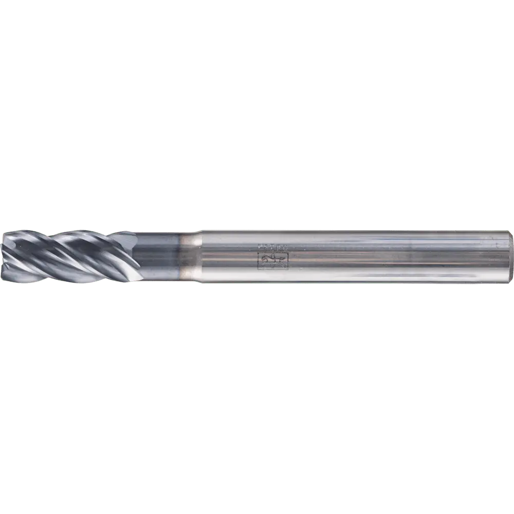 Produktfoto 1 von PFERD TOOLS VHM Eckfräser lang 4 Schneiden Ø 6 mm 45° Fase TiAlN Schaft HA Universal Line Schruppen Schlichten Nuten