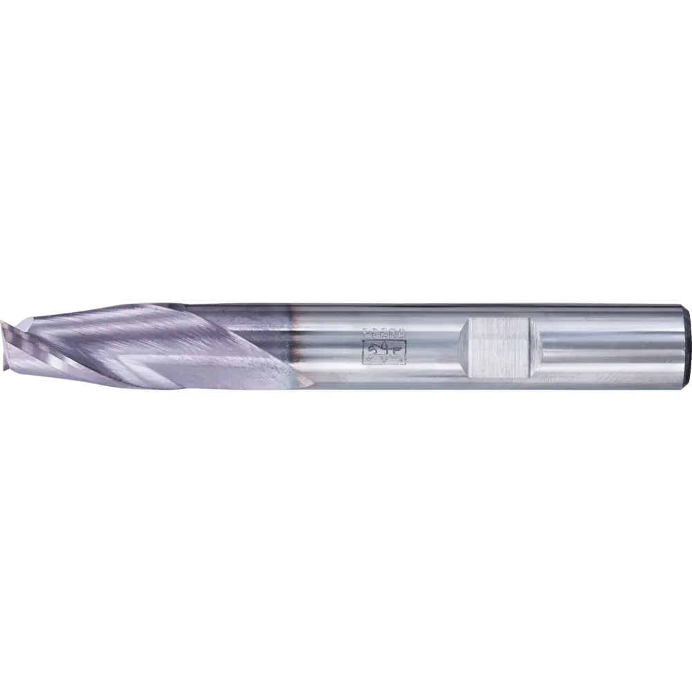 Produktfoto 1 von PFERD TOOLS VHM Eckfräser lang 2 Schneiden Ø 8 mm scharf TiAlN Schaft HB Universal Line Schruppen Schlichten Nuten