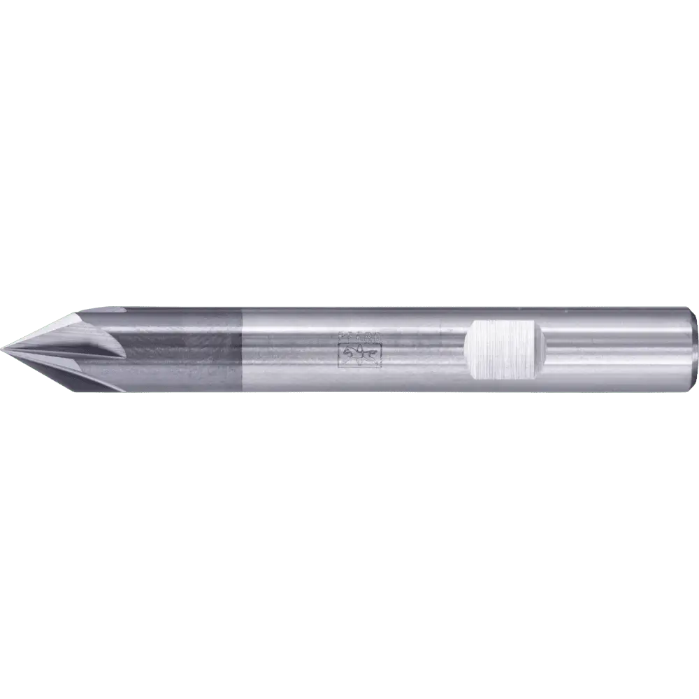 Produktfoto 1 von PFERD TOOLS VHM Entgratfräser 5 Schneiden 60° Ø 8 mm TiAlN Schaft HB Universal Line Anfasen Entgraten
