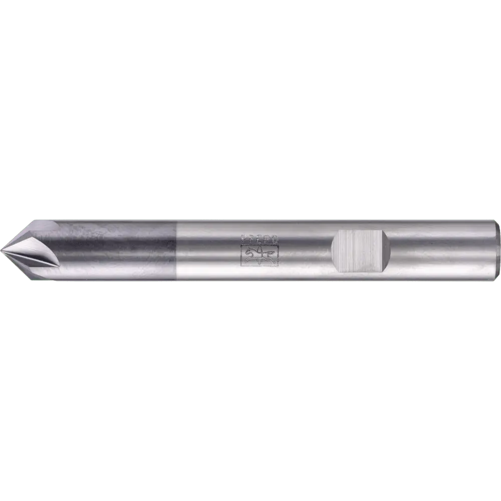 Produktfoto 1 von PFERD TOOLS VHM Entgratfräser 5 Schneiden 90° Ø 8 mm TiAlN Schaft HB Universal Line Anfasen Entgraten