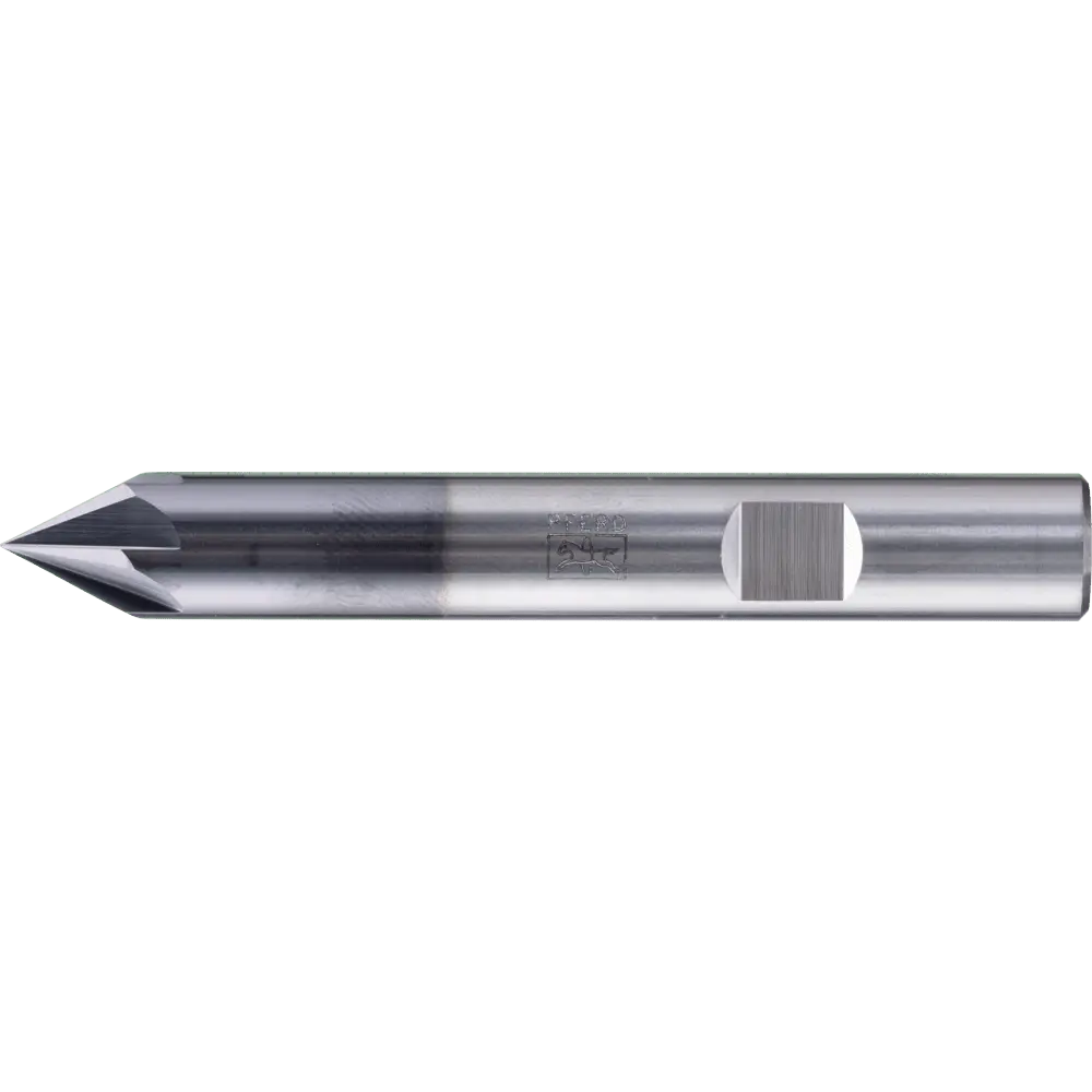 Produktfoto 1 von PFERD TOOLS VHM Entgratfräser 6 Schneiden 60° Ø 10 mm TiAlN Schaft HB Universal Line Anfasen Entgraten