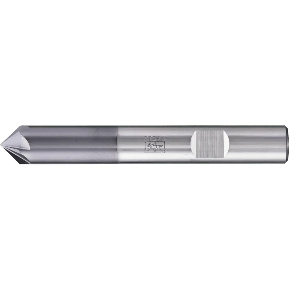 Produktfoto 1 von PFERD TOOLS VHM Entgratfräser 6 Schneiden 90° Ø 10 mm TiAlN Schaft HB Universal Line Anfasen Entgraten