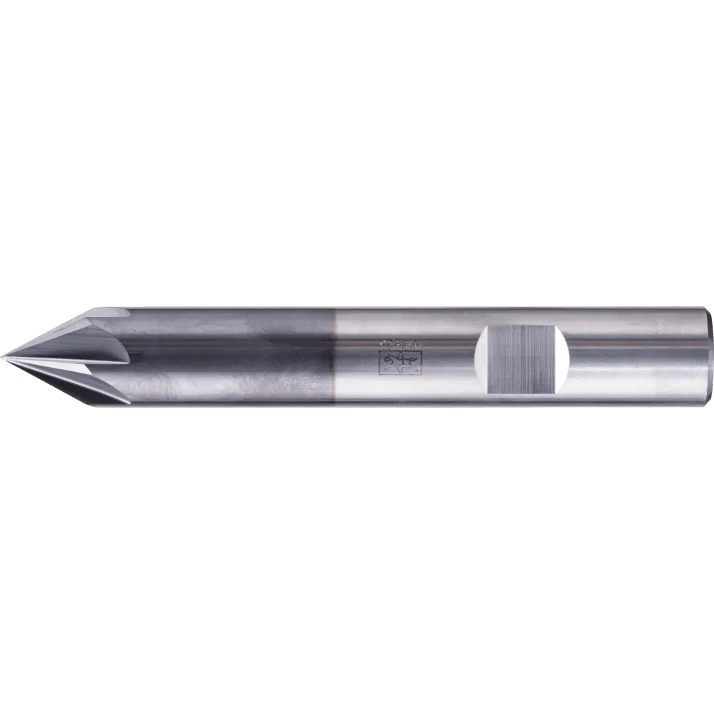 Produktfoto 1 von PFERD TOOLS VHM Entgratfräser 6 Schneiden 60° Ø 12 mm TiAlN Schaft HB Universal Line Anfasen Entgraten