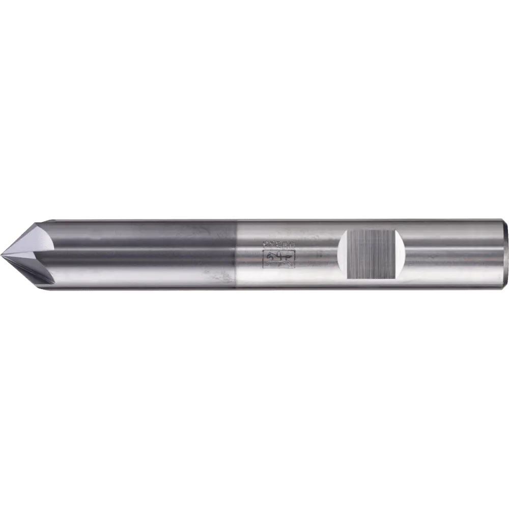 Produktfoto 1 von PFERD TOOLS VHM Entgratfräser 6 Schneiden 90° Ø 12 mm TiAlN Schaft HB Universal Line Anfasen Entgraten