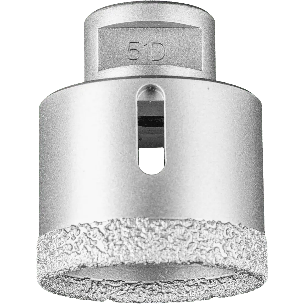 Produktfoto 1 von PFERD TOOLS Diamant-Trockenbohrer DCD FL Ø51 mm M14 PSF für Fliesen (Winkelschleifer)
