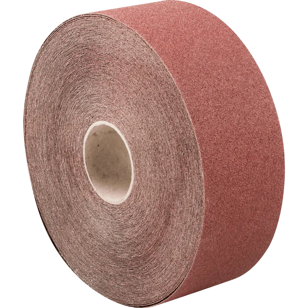 Produktfoto 1 von PFERD TOOLS Korund Schleifbandrolle Gewebe SBR Breite 100mmxLänge 50m A40 für universelle Anwendung