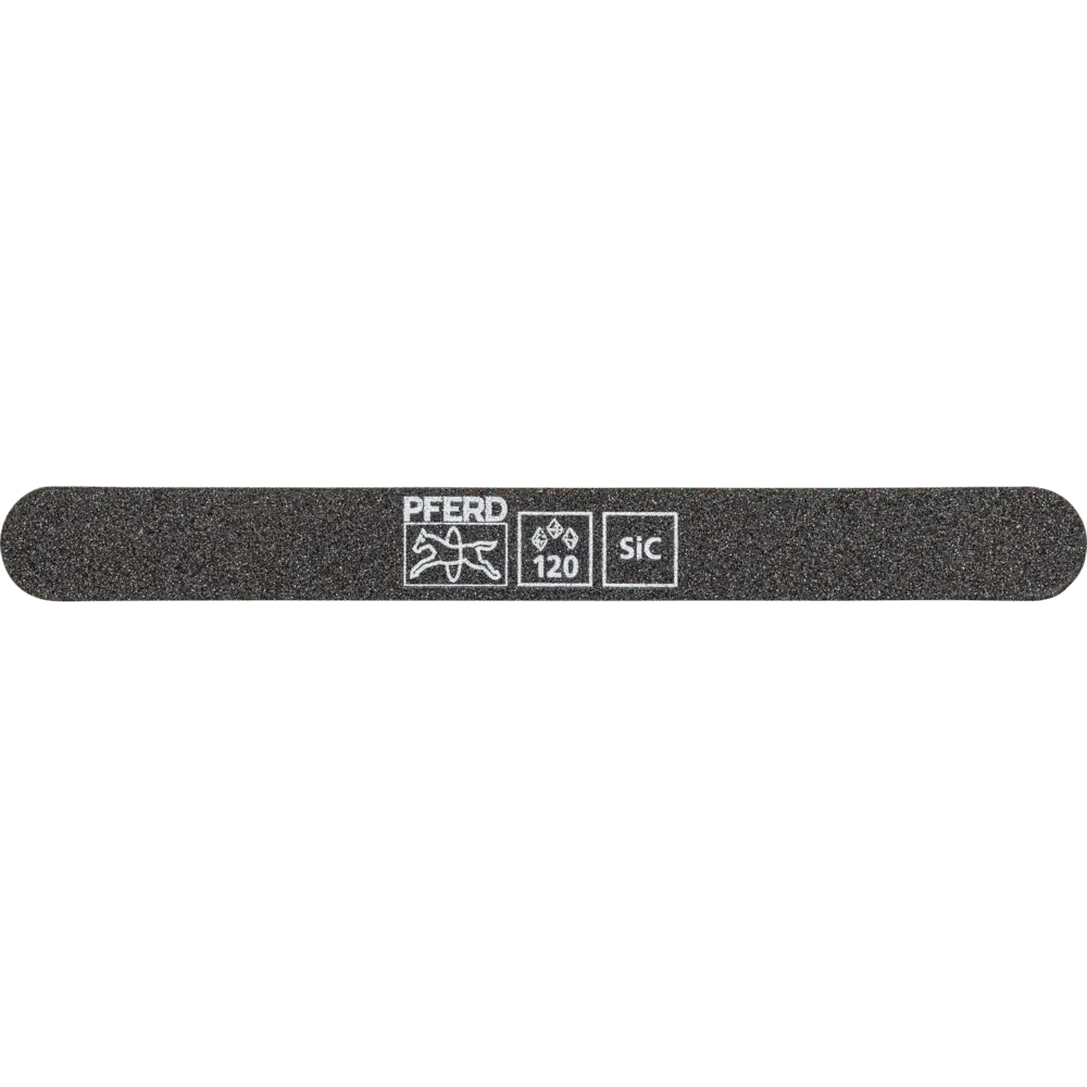 Produktfoto 1 von PFERD TOOLS flexible Schleiffeile SF-R mit Radius 147x15x5 mm SIC120 für universelle Anwendung, 10 Stk.