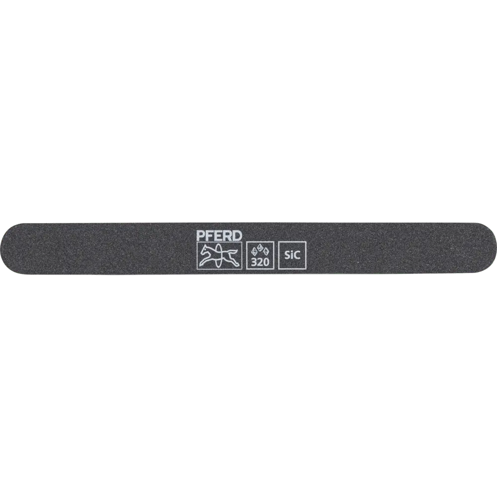 Produktfoto 1 von PFERD TOOLS flexible Schleiffeile SF-R mit Radius 180x19x5 mm SIC320 für universelle Anwendung, 10 Stk.