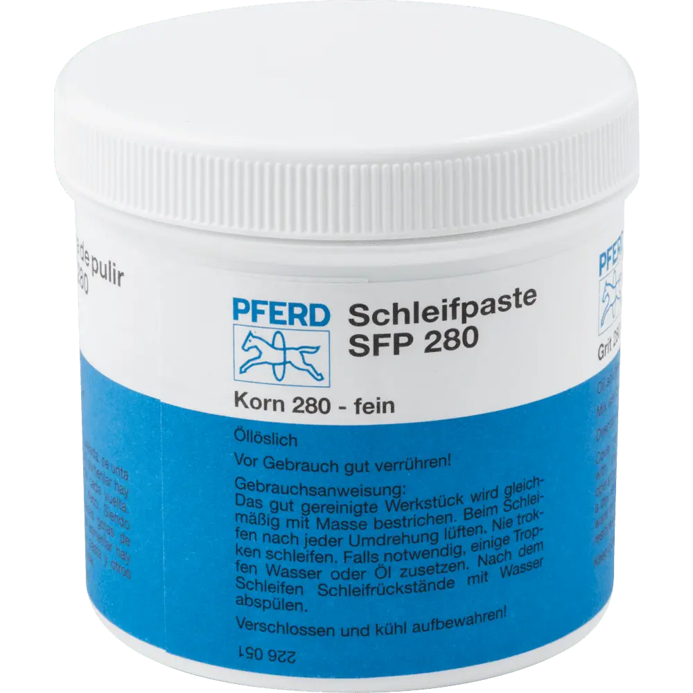 Produktfoto 1 von PFERD TOOLS Schleifpaste SFP 250g Körnung SIC 280 250g zum Fein-und Einschleifen von Ventilen und Lagern