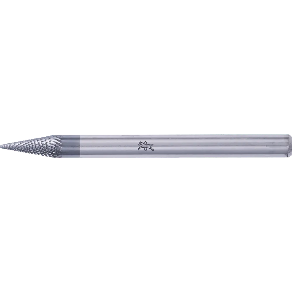 Produktfoto 1 von PFERD TOOLS Hartmetall Hochleistungsfrässtift MICRO Spitzkegel SKM Ø 03x07mm Schaft-Ø 3mm HICOAT beschichtet für die Feinbearbeitung