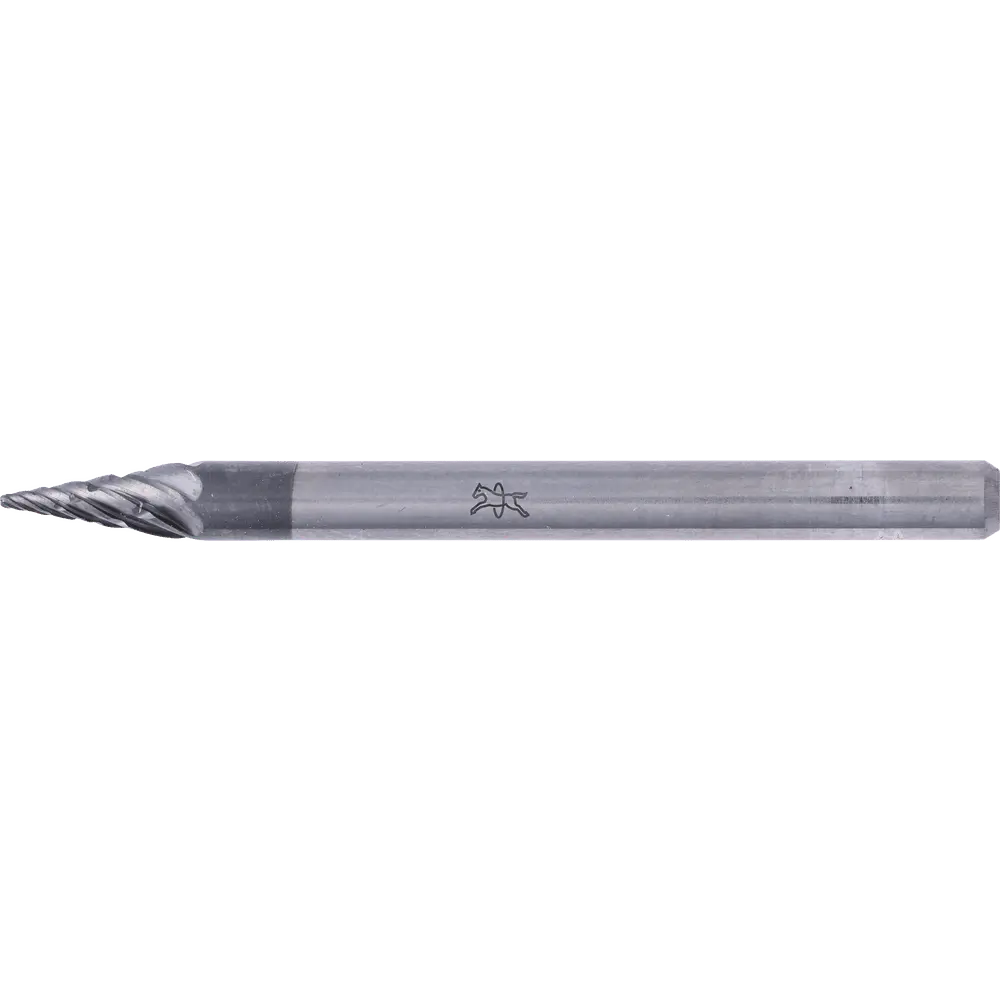 Produktfoto 1 von PFERD TOOLS Hartmetall Hochleistungsfrässtift ALLROUND Spitzkegel SKM Ø 03x07mm Schaft-Ø 3mm HICOAT beschichtet für Stahl