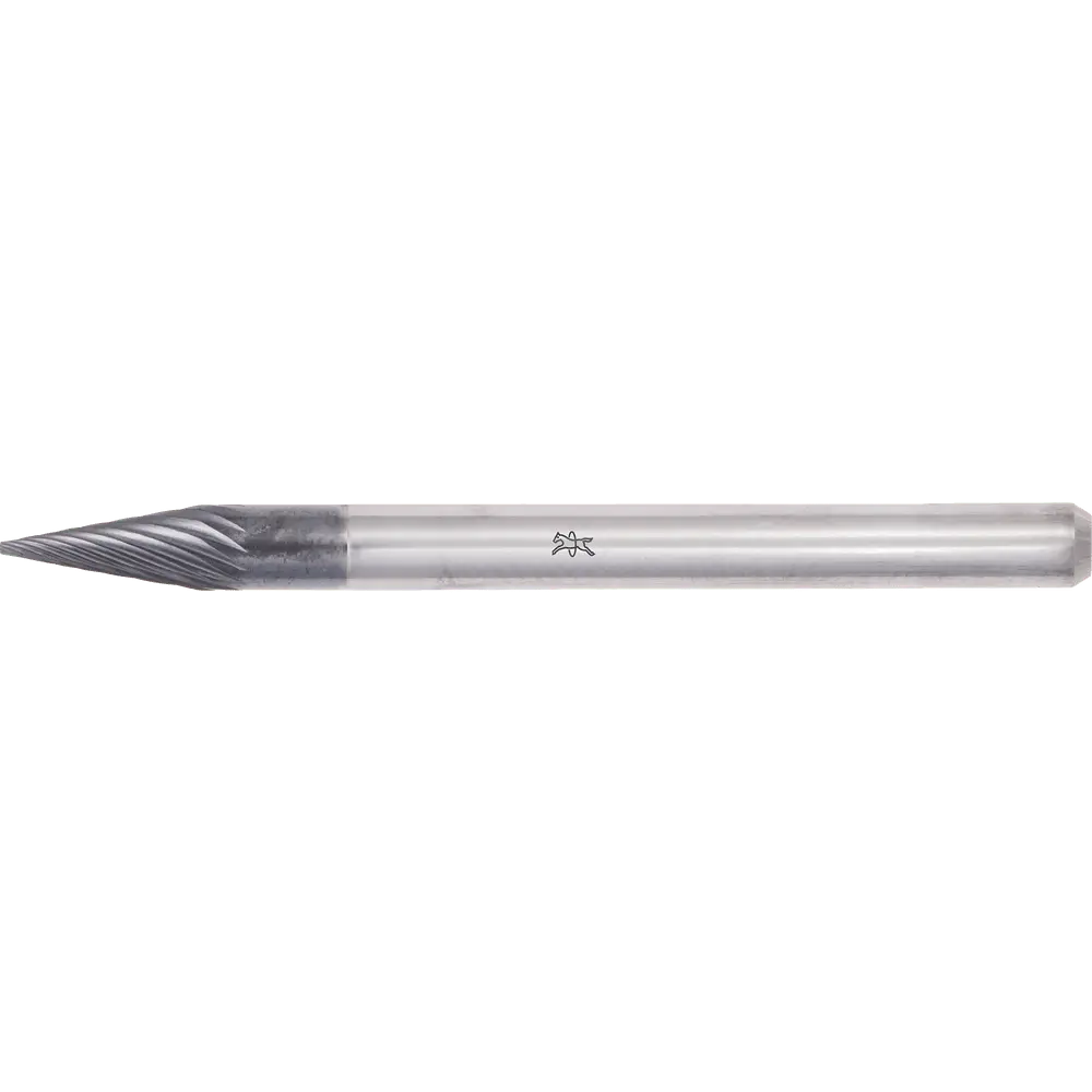 Produktfoto 1 von PFERD TOOLS Hartmetall Hochleistungsfrässtift Spitzkegel SKM Ø 03x07mm Schaft-Ø 3mm Z5 HICOAT beschichtet universal fein