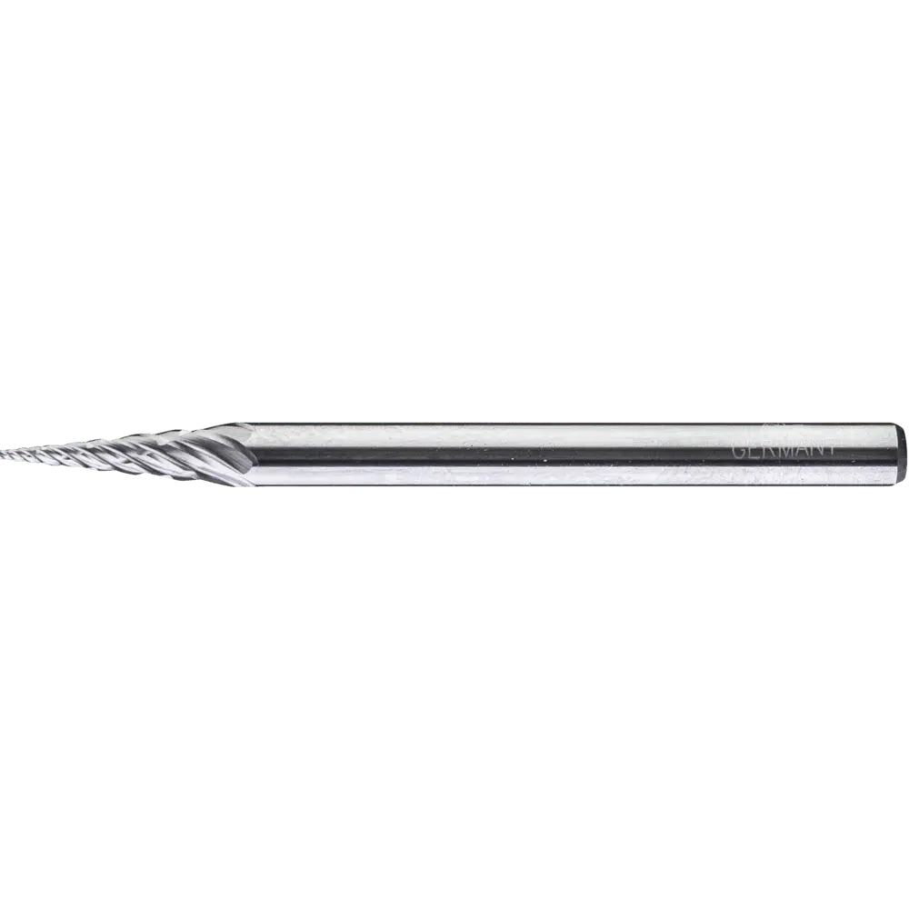 Produktfoto 1 von PFERD TOOLS Hartmetall Hochleistungsfrässtift ALLROUND Spitzkegel SKM Ø03x11mm Schaft-Ø 3mm universal grob