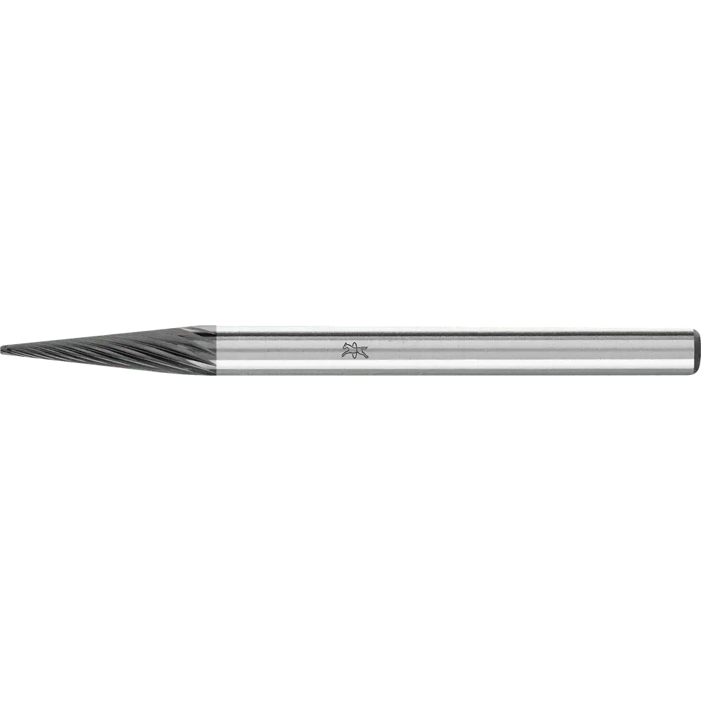 Produktfoto 1 von PFERD TOOLS Hartmetall Hochleistungsfrässtift Spitzkegel SKM Ø 03x11mm Schaft-Ø 3mm Z3P HICOAT beschichtet für die Feinbearbeitung