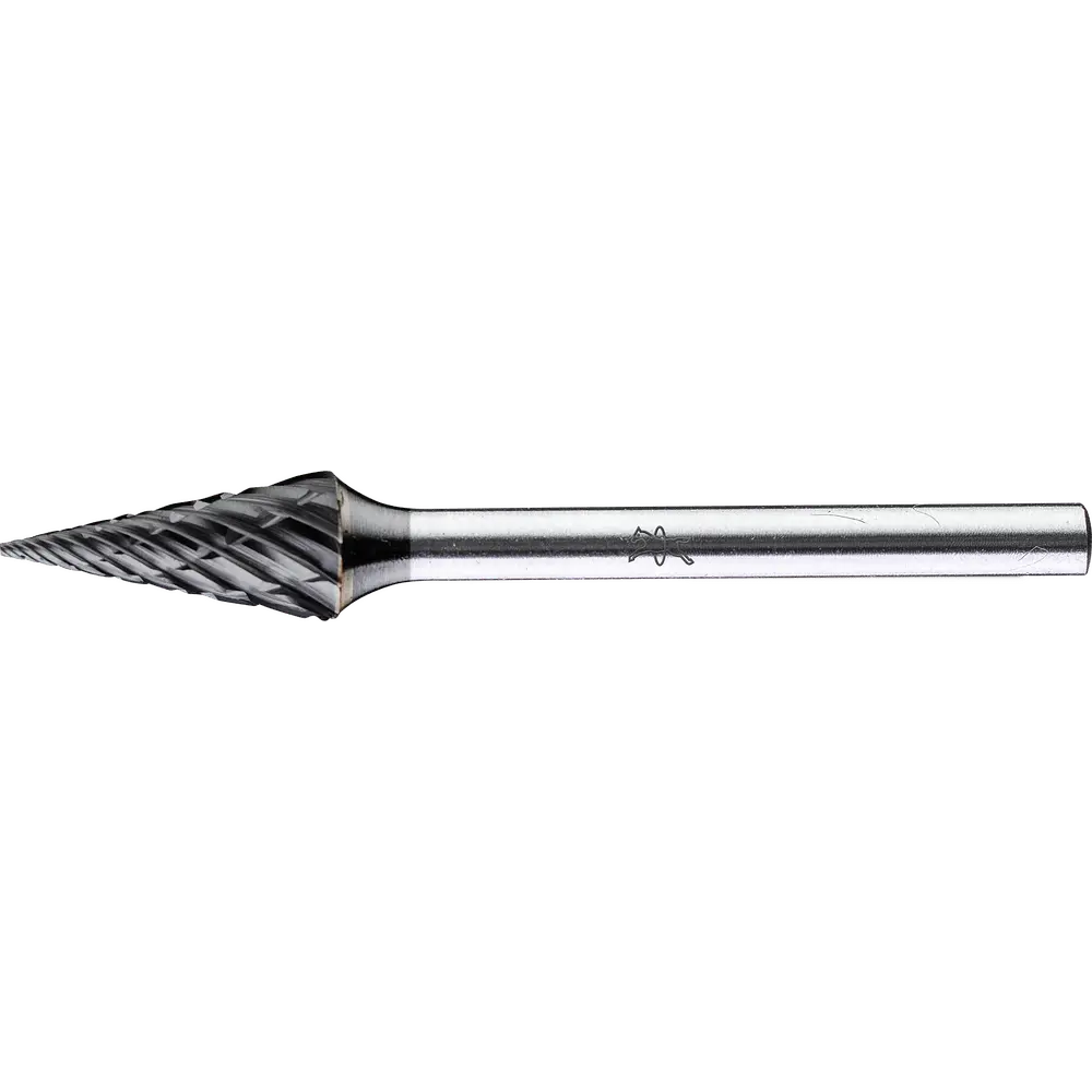 Produktfoto 1 von PFERD TOOLS Hartmetall Hochleistungsfrässtift ALLROUND Spitzkegel SKM Ø 06x13mm Schaft-Ø 3mm HICOAT beschichtet für Stahl