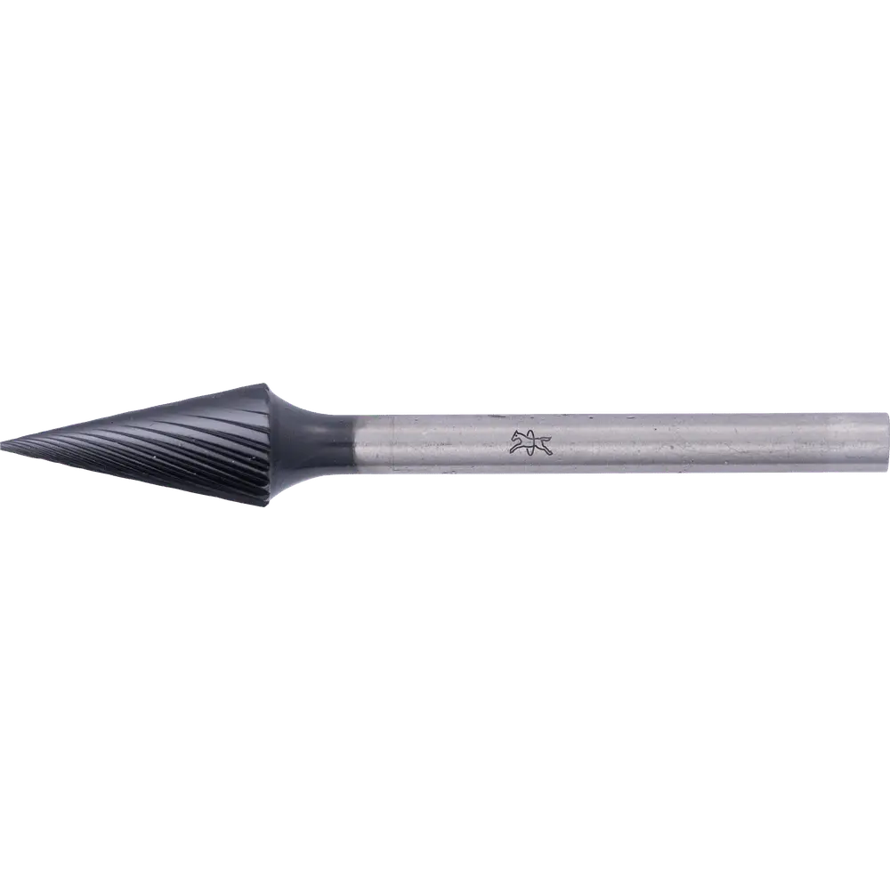 Produktfoto 1 von PFERD TOOLS Hartmetall Hochleistungsfrässtift Spitzkegel SKM Ø 06x13mm Schaft-Ø 3mm Z5 HICOAT beschichtet universal fein