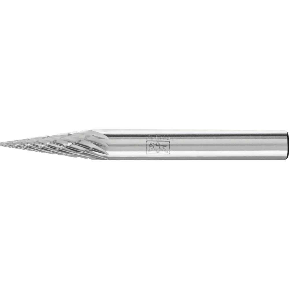 Produktfoto 1 von PFERD TOOLS Hartmetall Frässtift Spitzkegel SKM Ø 06x18 mm Schaft-Ø 6 mm Z3P universal mittel kreuzverzahnt