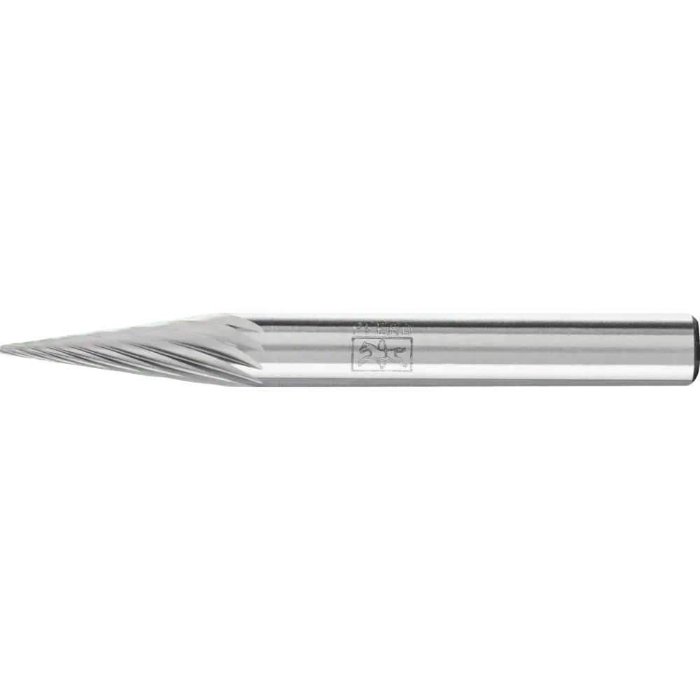 Produktfoto 1 von PFERD TOOLS Hartmetall Frässtift Spitzkegel SKM Ø 06x18 mm Schaft-Ø 6 mm Z3 universal mittel