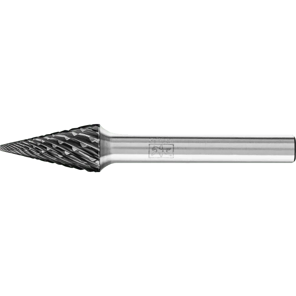 Produktfoto 1 von PFERD TOOLS Hartmetall Hochleistungsfrässtift ALLROUND Spitzkegel SKM Ø 10x20mm Schaft-Ø 6mm HICOAT universal