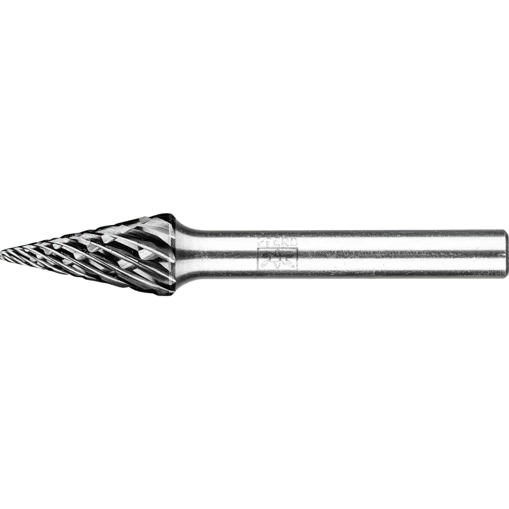 Produktfoto 1 von PFERD TOOLS Hartmetall Hochleistungsfrässtift STEEL Spitzkegel SKM Ø 10x20mm Schaft-Ø 6 mm HICOAT Stahl