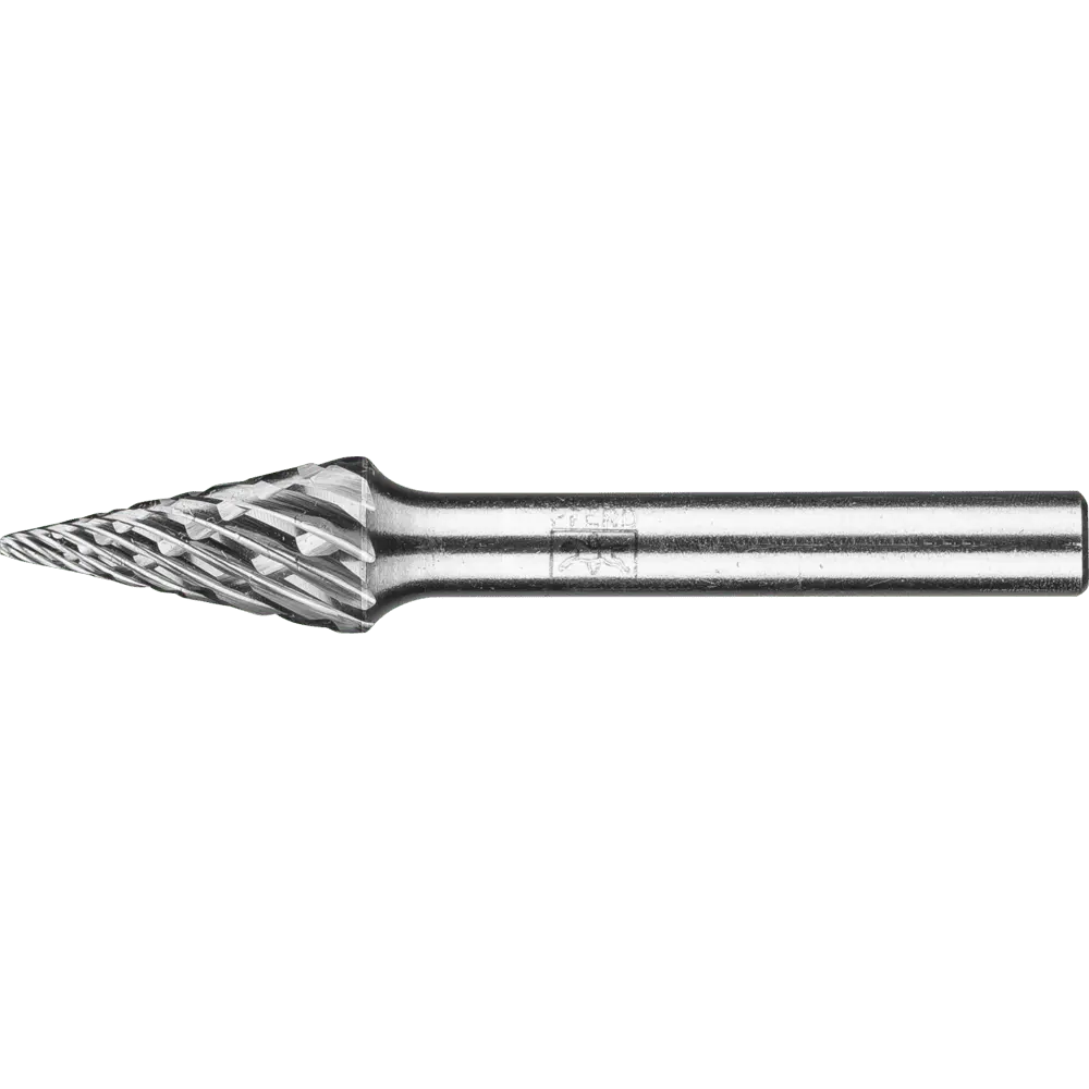 Produktfoto 1 von PFERD TOOLS Hartmetall Hochleistungsfrässtift STEEL Spitzkegel SKM Ø 10x20mm Schaft-Ø 6 mm für Stahl