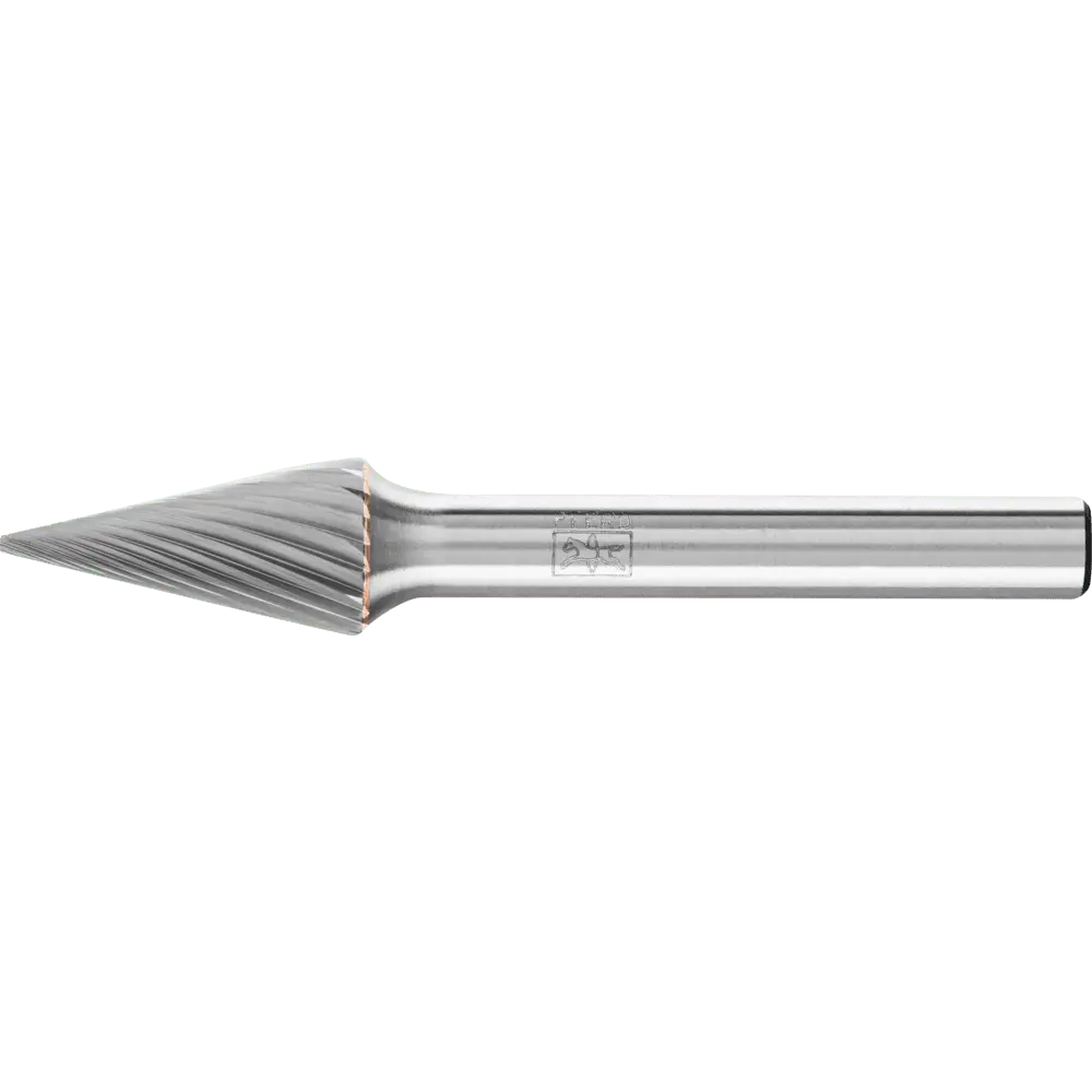 Produktfoto 1 von PFERD TOOLS Hartmetall Frässtift Spitzkegel SKM Ø 10x20mm Schaft-Ø 6 mm Z3 universal mittel