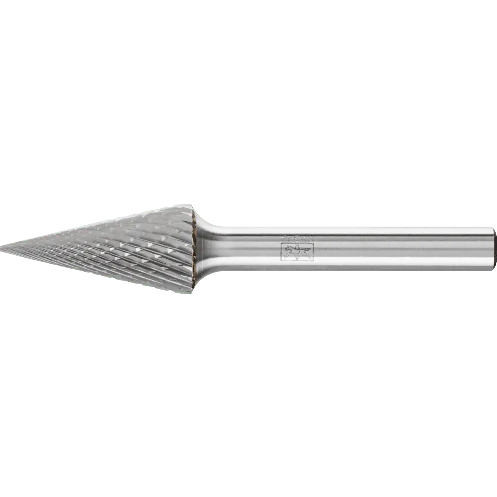 Produktfoto 1 von PFERD TOOLS Hartmetall Frässtift Spitzkegel SKM Ø 12x25 mm Schaft-Ø 6 mm Z4 universal mittel fein