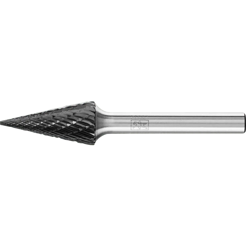 Produktfoto 1 von PFERD TOOLS Hartmetall Hochleistungsfrässtift Spitzkegel SKM Ø 12x25 mm Schaft-Ø 6 mm Z3P HICOAT universal