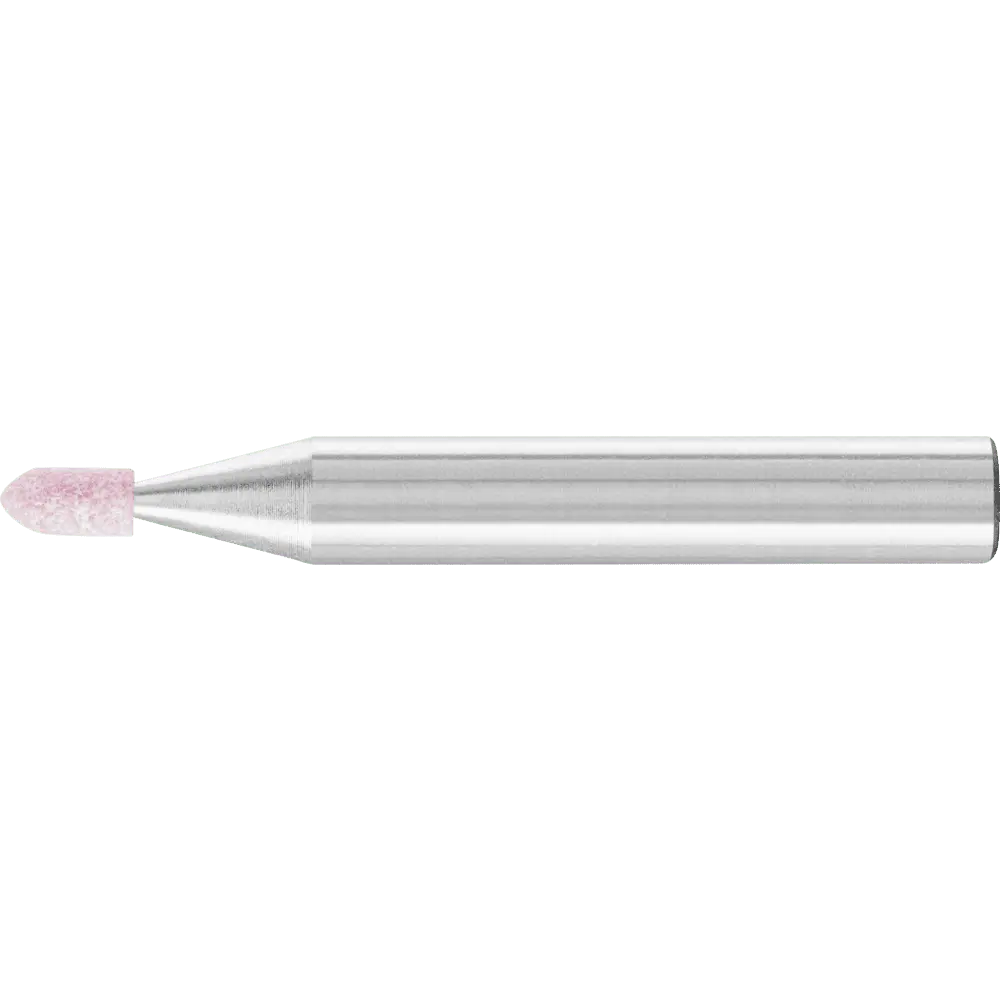 Produktfoto 1 von PFERD TOOLS STEEL EDGE Schleifstift Spitzbogen Ø 3x6 mm Schaft-Ø 6 mm A100 für Stahl- und Stahlguss, 10 Stk.