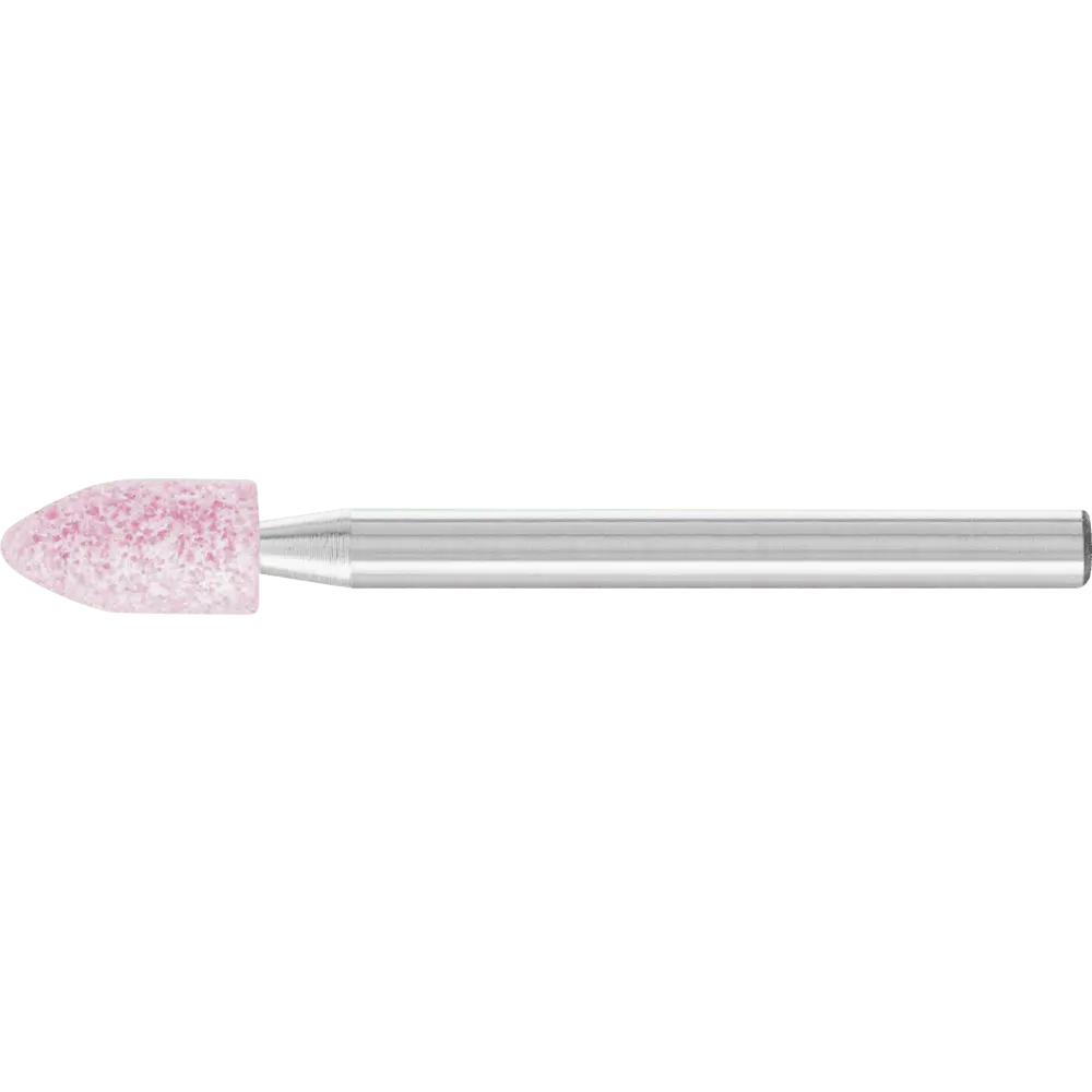 Produktfoto 1 von PFERD TOOLS STEEL EDGE Schleifstift Spitzbogen Ø 5x10mm Schaft-Ø 3 mm A60 für Stahl- und Stahlguss, 10 Stk.