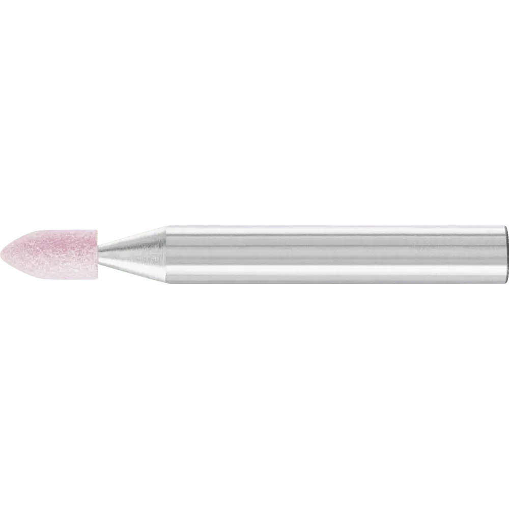 Produktfoto 1 von PFERD TOOLS STEEL EDGE Schleifstift Spitzbogen Ø 5x10mm Schaft-Ø 6 mm A100 für Stahl- und Stahlguss, 10 Stk.