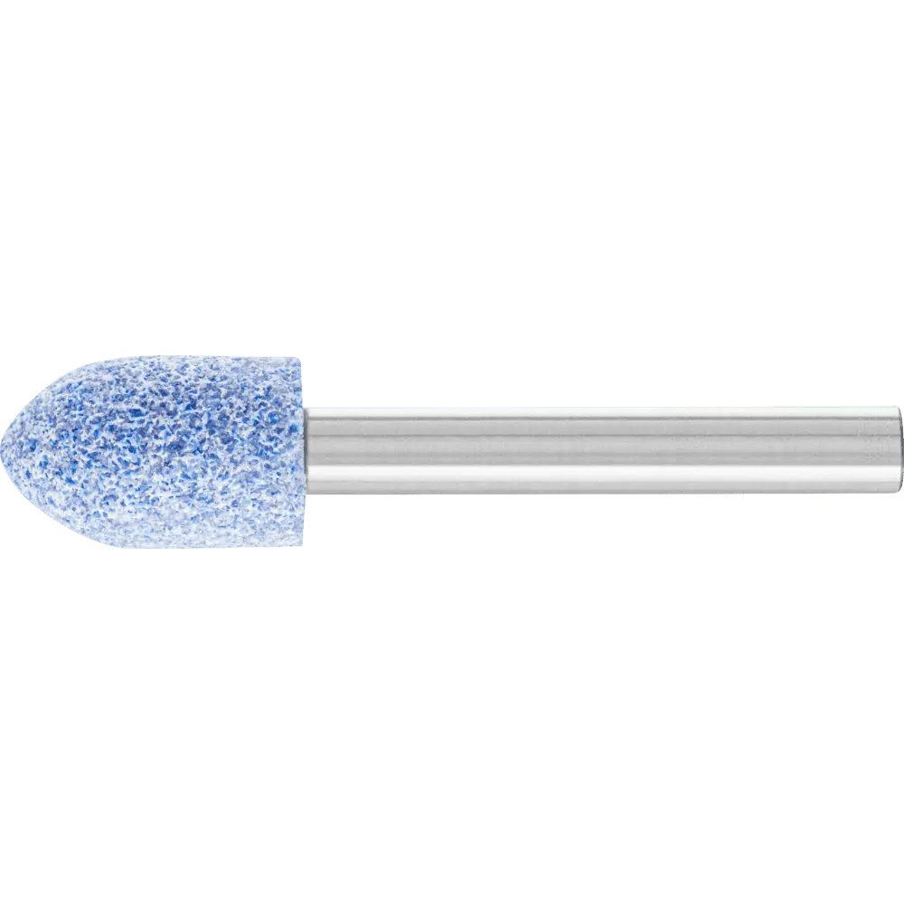 Produktfoto 1 von PFERD TOOLS TOUGH Schleifstift Spitzbogen Ø 13x20mm Schaft-Ø 6 mm CO46 für schwer zerspanbare Werkstoffe, 10 Stk.