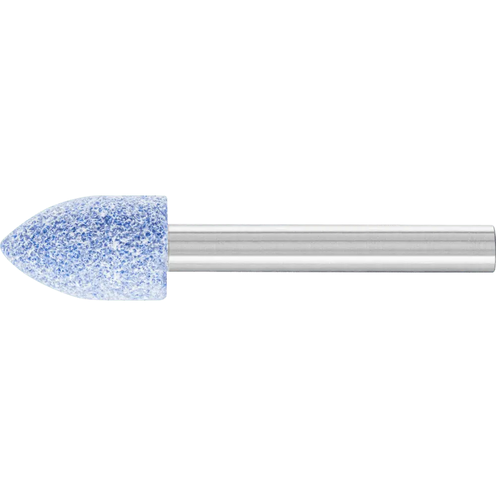 Produktfoto 1 von PFERD TOOLS TOUGH Schleifstift Spitzbogen Ø 13x20mm Schaft-Ø 6 mm CO60 für schwer zerspanbare Werkstoffe, 10 Stk.