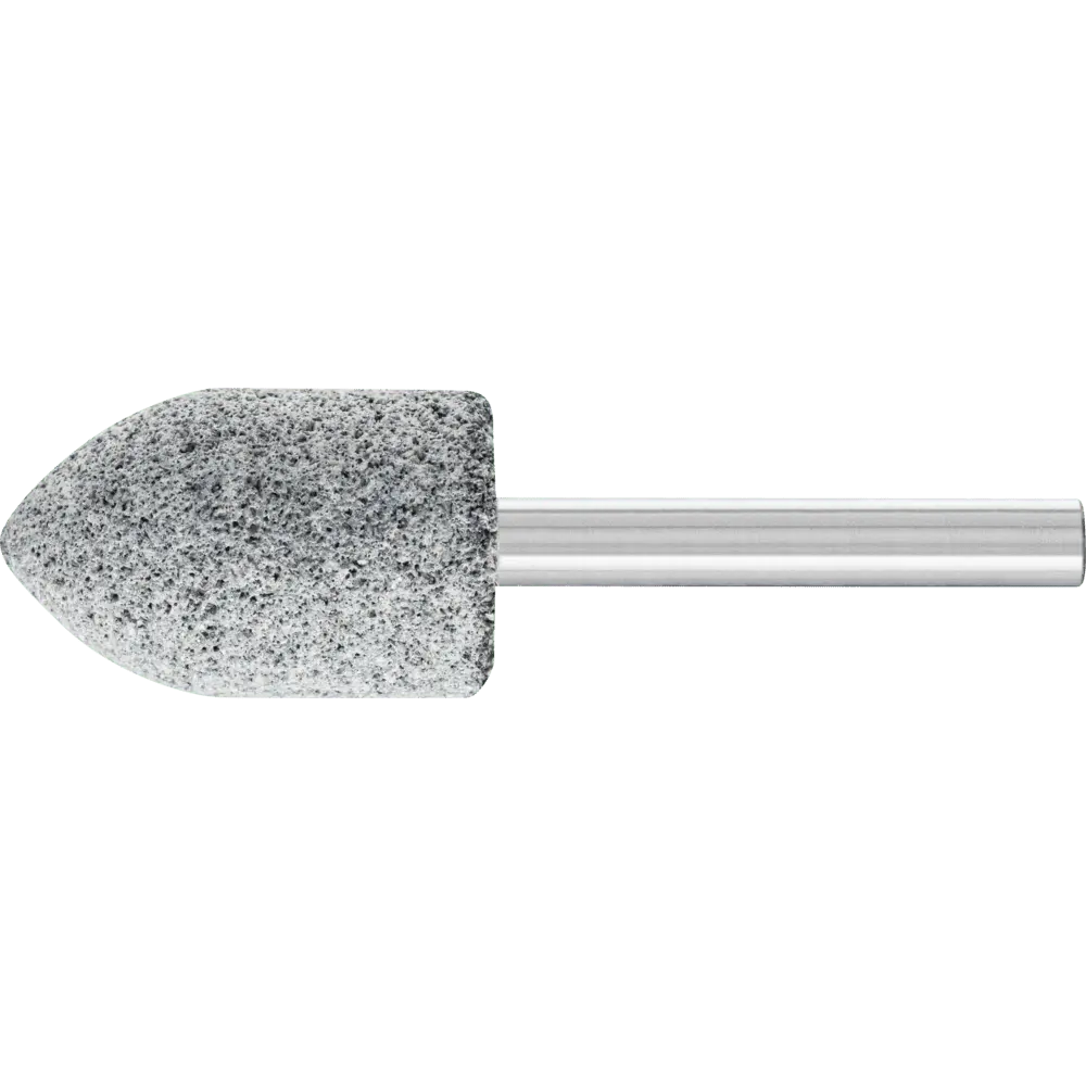 Produktfoto 1 von PFERD TOOLS CAST EDGE Schleifstift Spitzbogen Ø 20x32 mm Schaft-Ø 6 mm SIC30 für Grau-und Sphäroguss, 10 Stk.