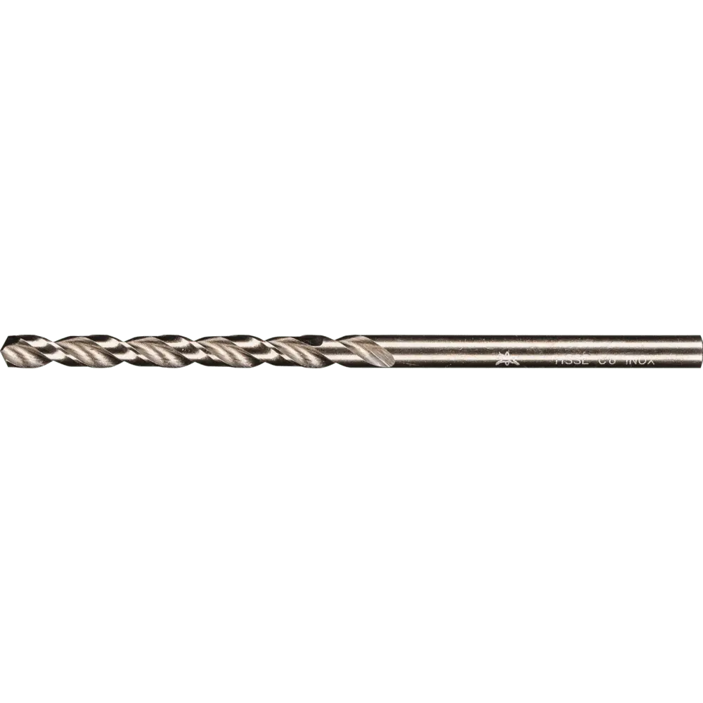 Produktfoto 1 von PFERD TOOLS Spiralbohrer INOX Ø 3,4 mm HSS-E Co5 N DIN 1897 135° extrakurze Ausführung für Roboter- und Maschineneinsatz für zähe und harte Werkstoffe, 10 Stk.