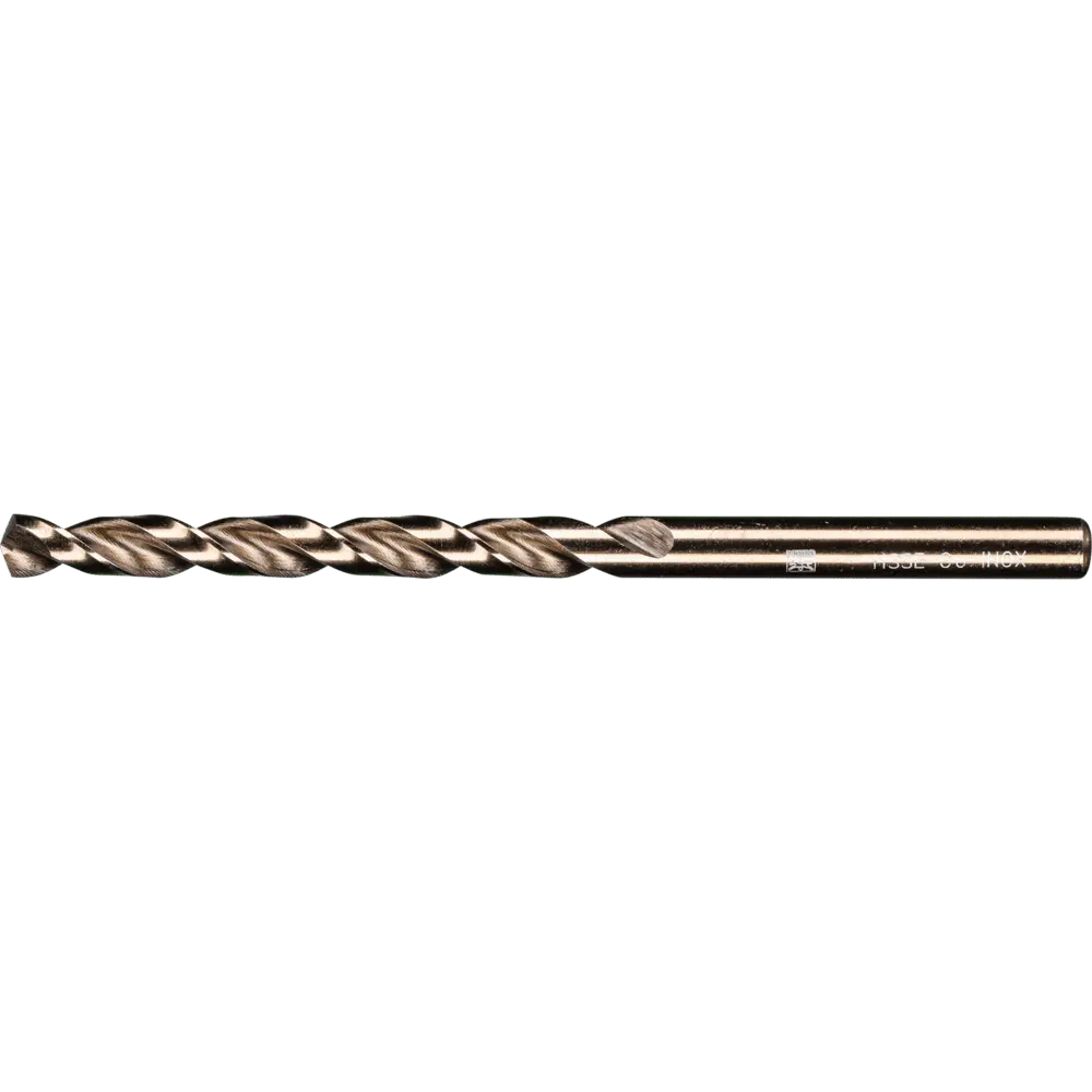 Produktfoto 1 von PFERD TOOLS Spiralbohrer INOX Ø 5,1 mm HSS-E Co5 N DIN 1897 135° extrakurze Ausführung für Roboter- und Maschineneinsatz für zähe und harte Werkstoffe, 10 Stk.