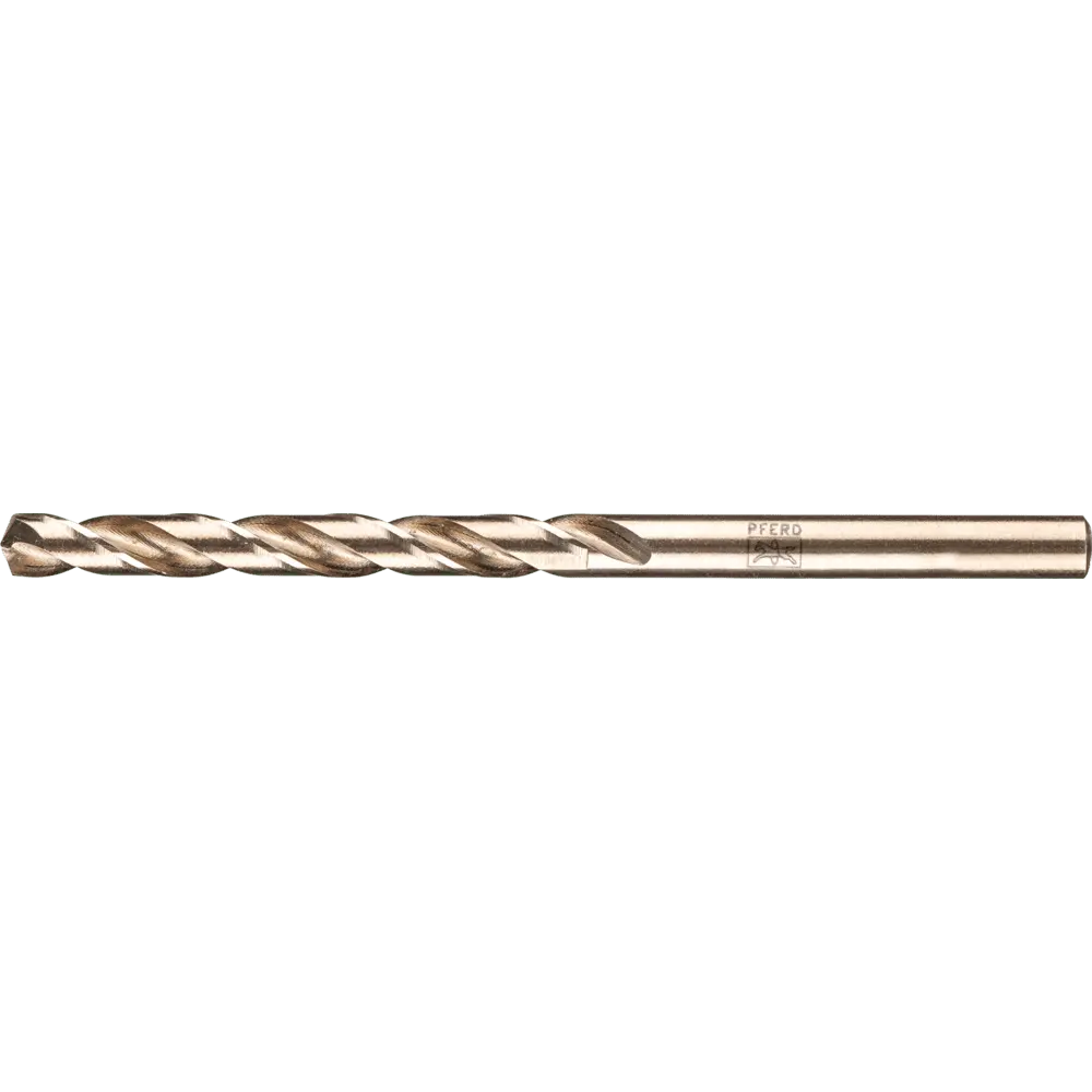 Produktfoto 1 von PFERD TOOLS Spiralbohrer INOX Ø 4,9 mm HSS-E Co5 N DIN 338 135° für zähe und harte Werkstoffe, 10 Stk.