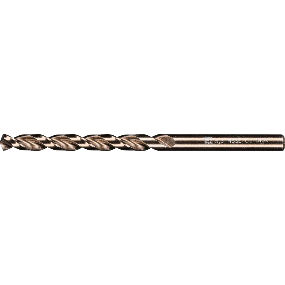 Produktfoto 1 von PFERD TOOLS Spiralbohrer INOX Ø 5,3 mm HSS-E Co5 N DIN 338 135° für zähe und harte Werkstoffe, 10 Stk.