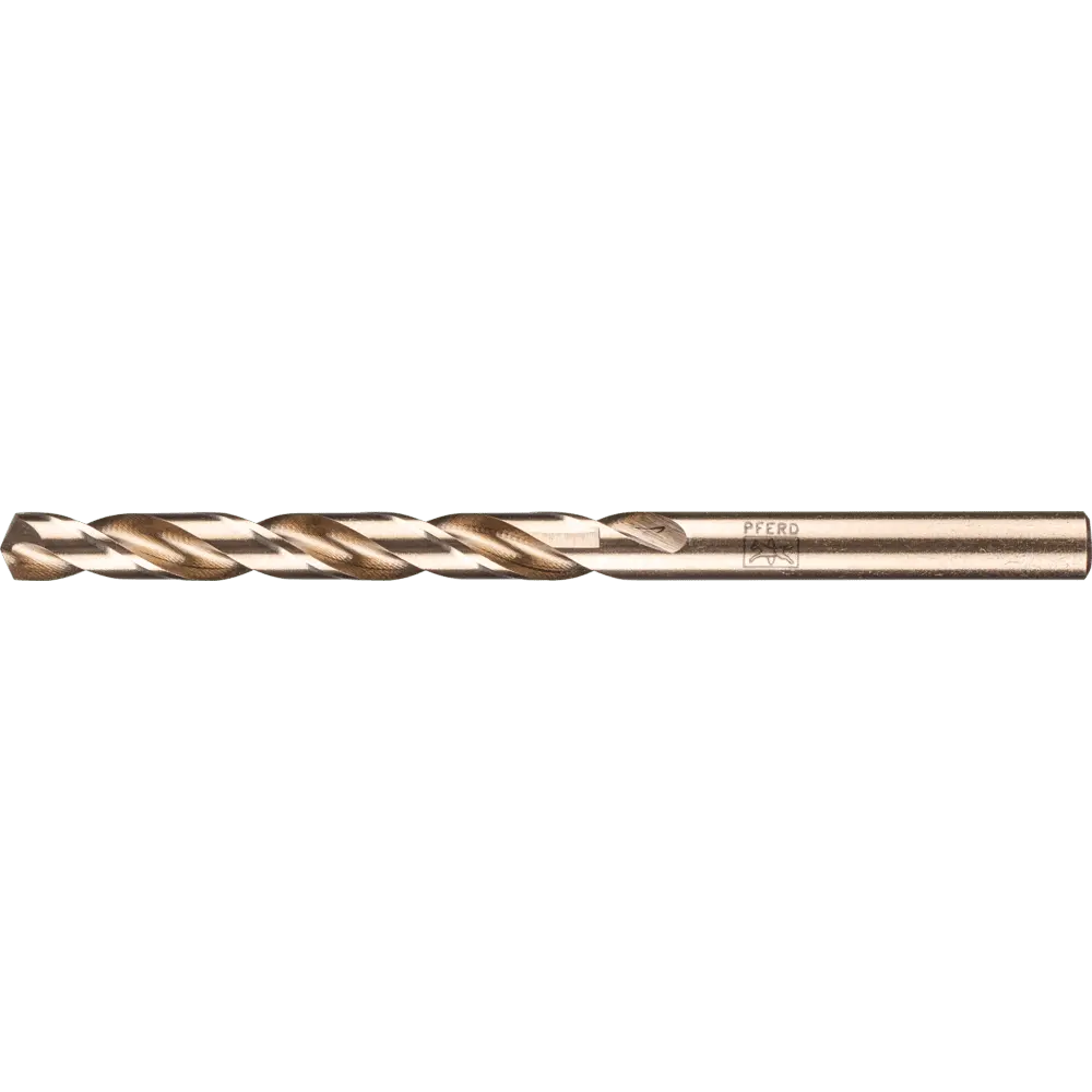 PFERD TOOLS Spiralbohrer INOX Ø 6,4 mm HSS-E Co5 N DIN 338 135° für zähe und harte Werkstoffe, 10 Stk.