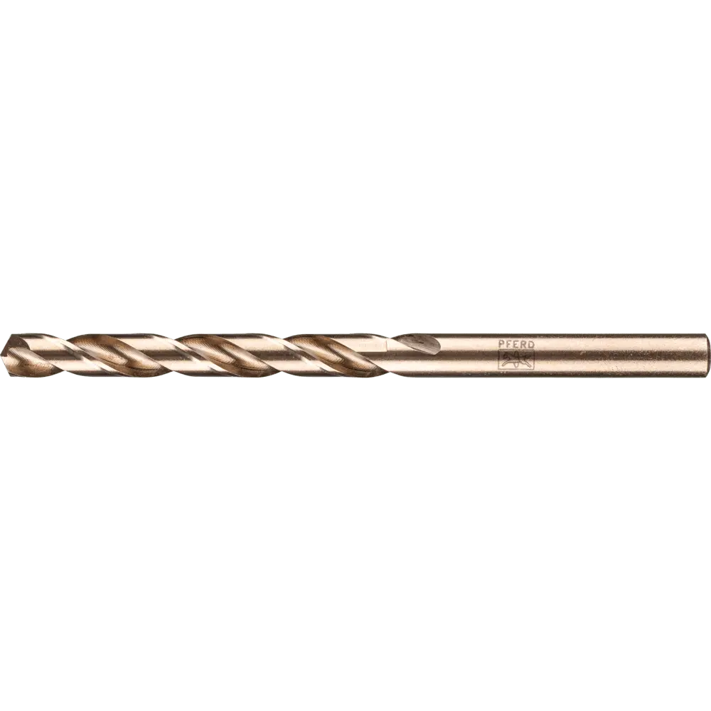PFERD TOOLS Spiralbohrer INOX Ø 6,3 mm HSS-E Co5 N DIN 338 135° für zähe und harte Werkstoffe, 10 Stk.
