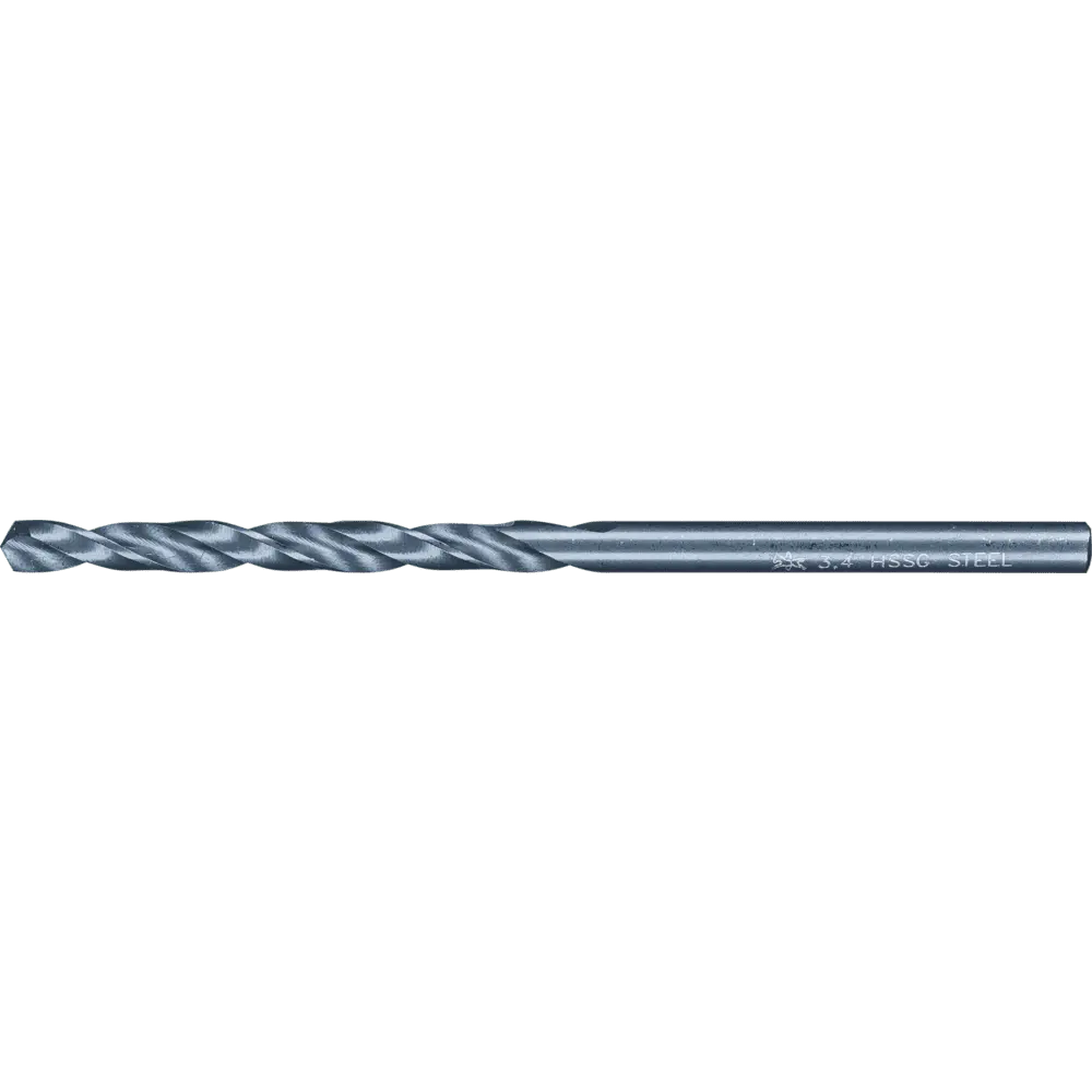 Produktfoto 1 von PFERD TOOLS Spiralbohrer STEEL Ø 3,4 mm HSS-G N DIN 338 118° universal, 10 Stk.