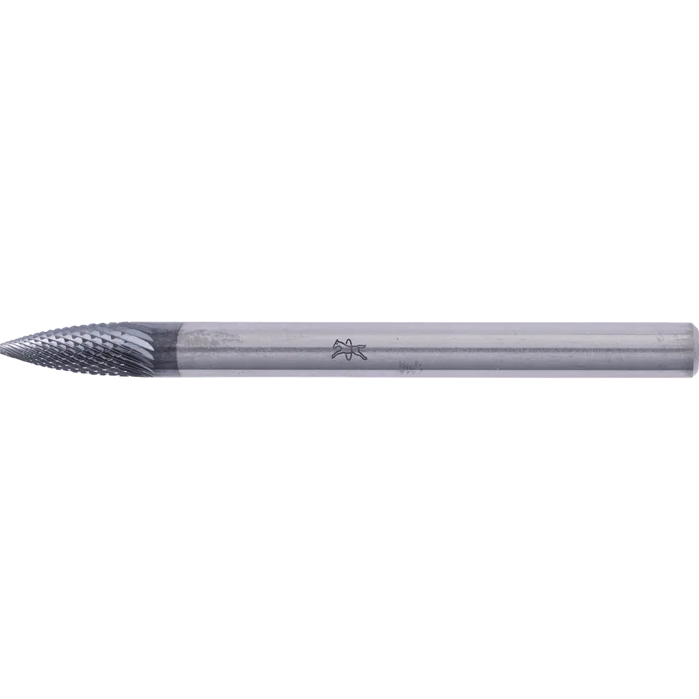 Produktfoto 1 von PFERD TOOLS Hartmetall Hochleistungsfrässtift MICRO Spitzbogen SPG Ø 03x07mm Schaft-Ø 3mm HICOAT beschichtet für die Feinbearbeitung