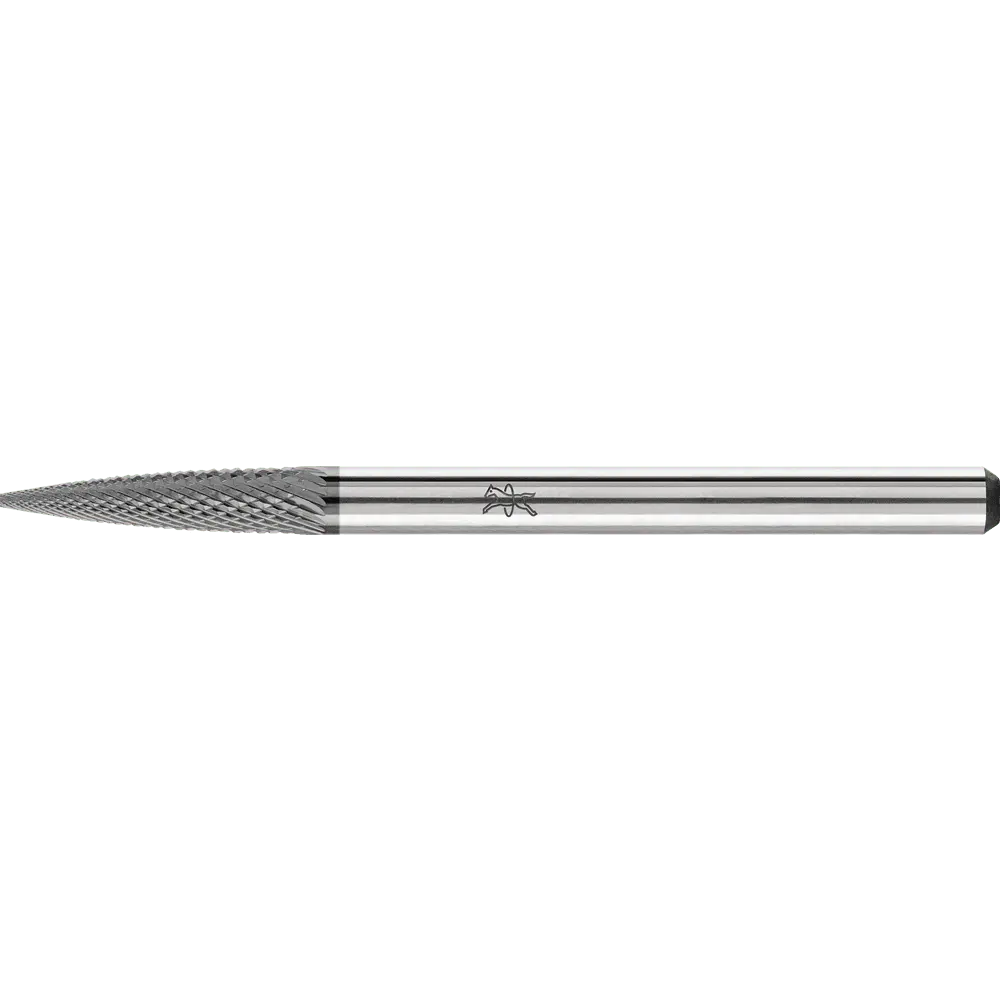 PFERD TOOLS Hartmetall Hochleistungsfrässtift MICRO Spitzbogen SPG Ø 03x13mm Schaft-Ø 3mm HICOAT beschichtet für die Feinbearbeitung