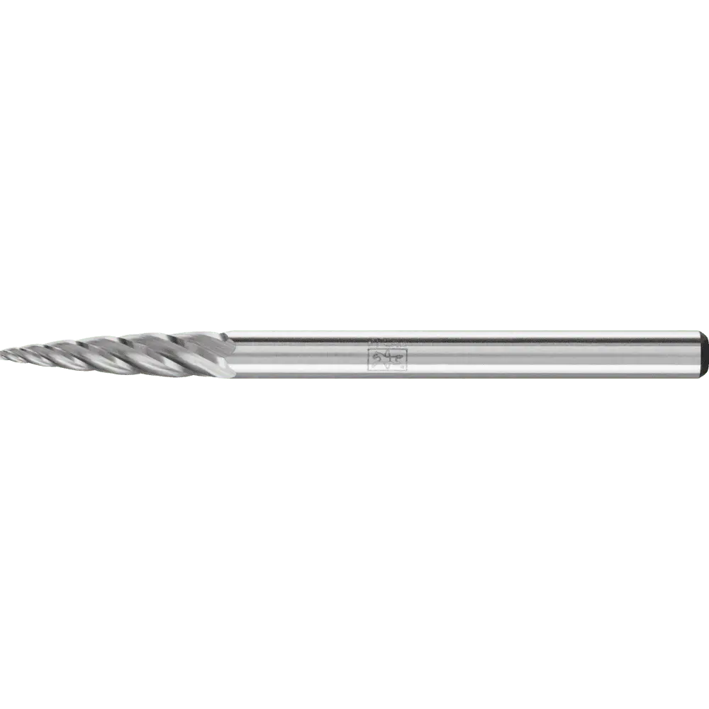Produktfoto 1 von PFERD TOOLS Hartmetall Hochleistungsfrässtift ALU Spitzbogen SPG Ø 03x13mm Schaft-Ø 3mm für Alu/NE Metalle