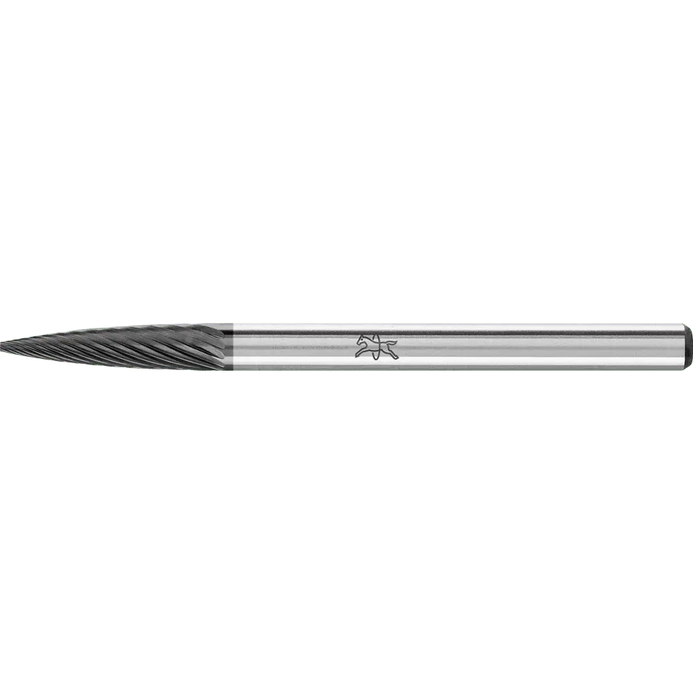 PFERD TOOLS Hartmetall Hochleistungsfrässtift Spitzbogen SPG Ø 03x13mm Schaft-Ø 3mm Z3P HICOAT beschichtet universal mittel kreuzverzahnt