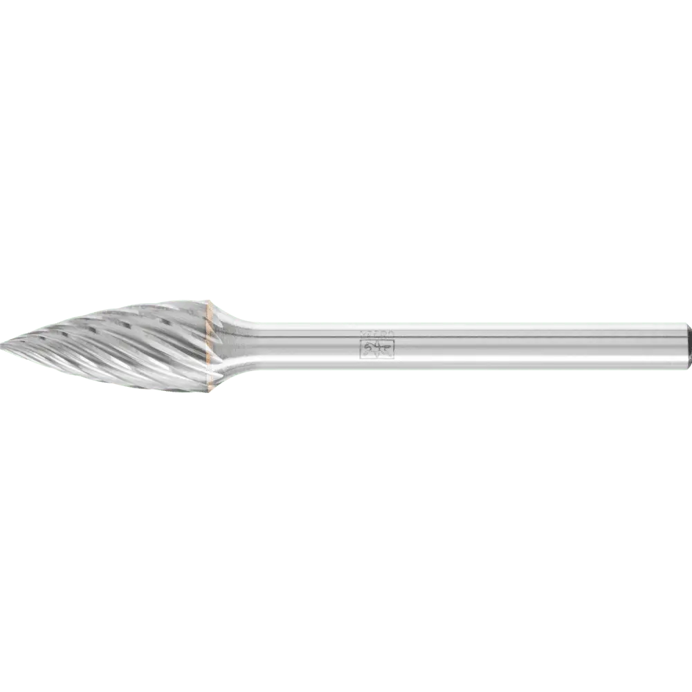 Produktfoto 1 von PFERD TOOLS Hartmetall Hochleistungsfrässtift INOX Spitzbogen SPG Ø 06x13 mm Schaft-Ø 3 mm für Edelstahl
